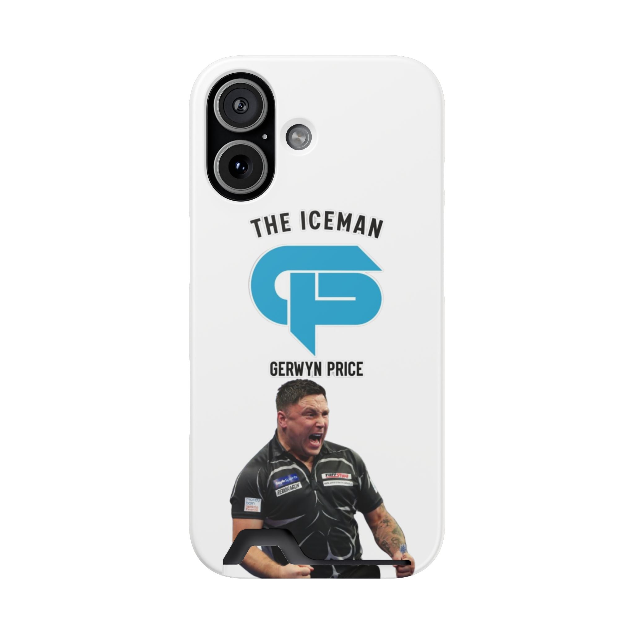 Gerwyn Price The Iceman Phone Case with Card Holder