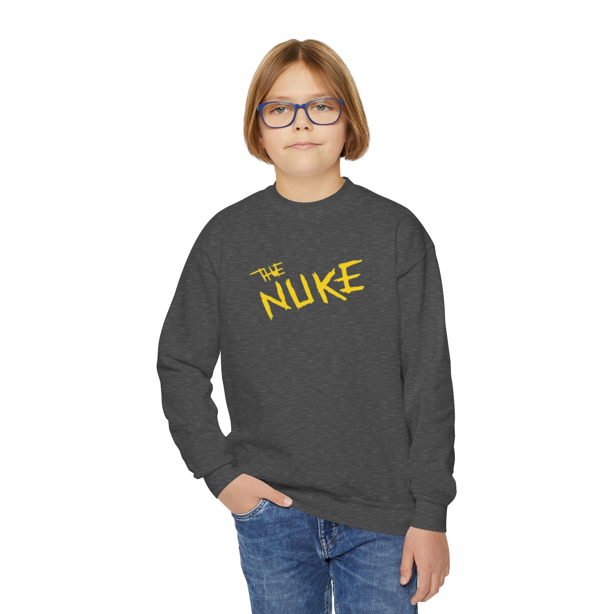 Luke The Nuke Youth Crewneck Sweatshirt
