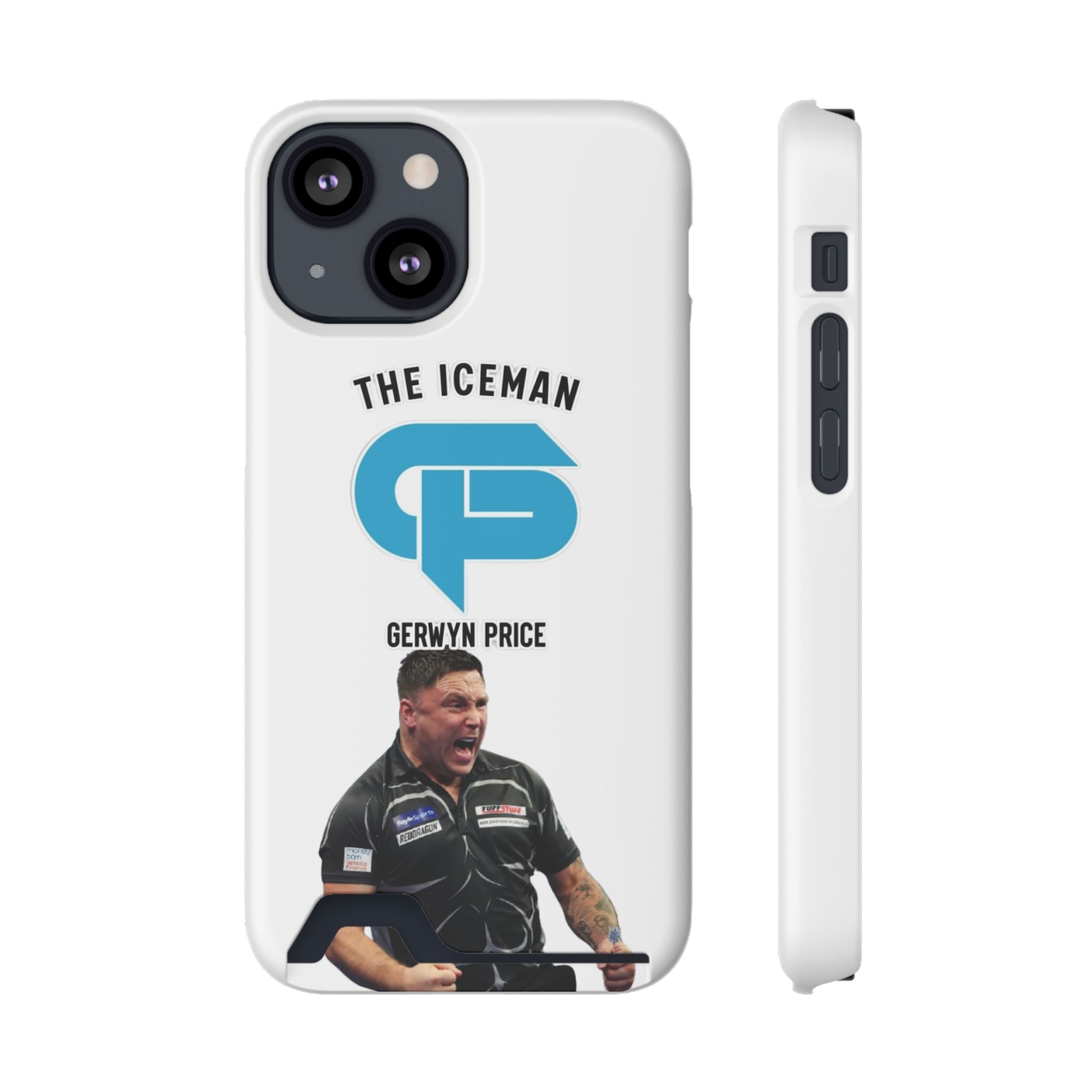 Gerwyn Price The Iceman Phone Case with Card Holder
