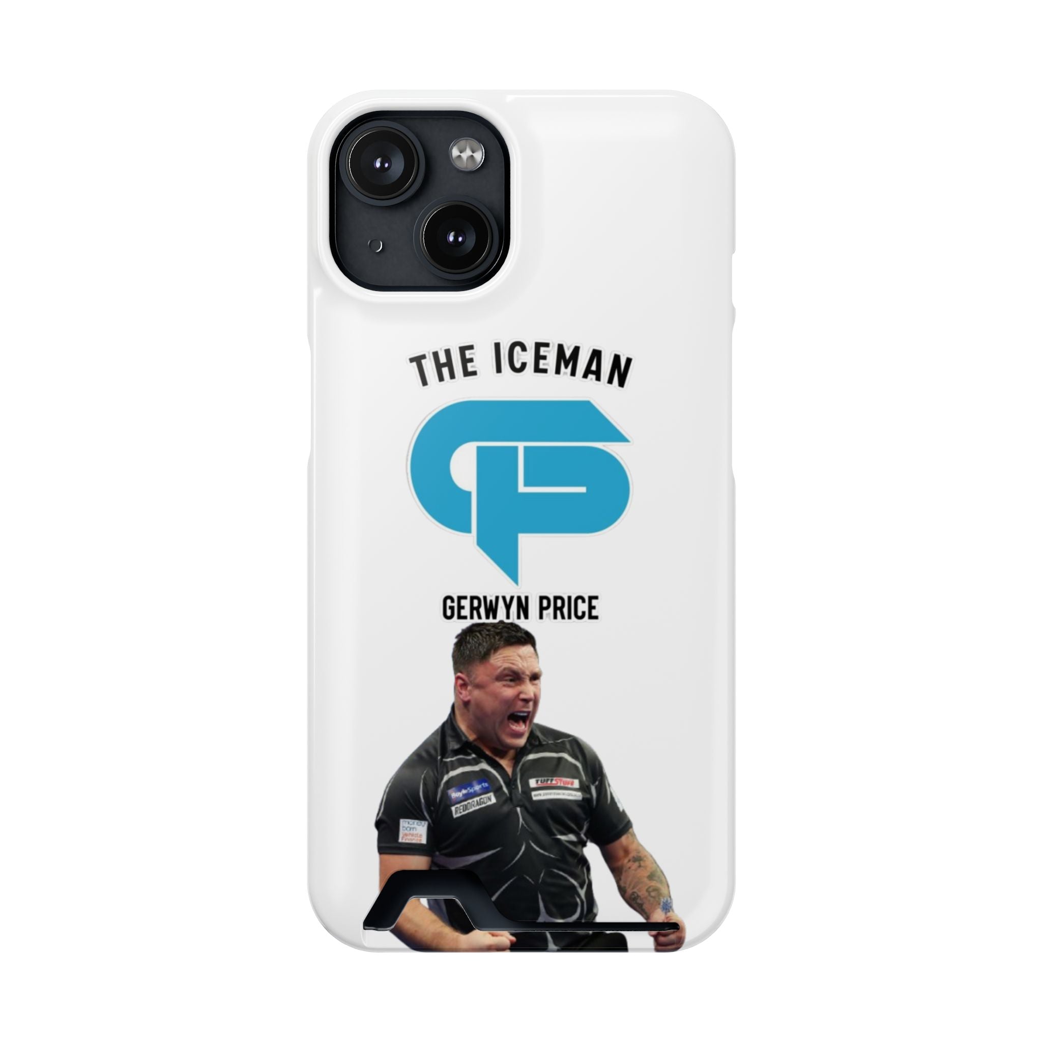 Gerwyn Price The Iceman Phone Case with Card Holder