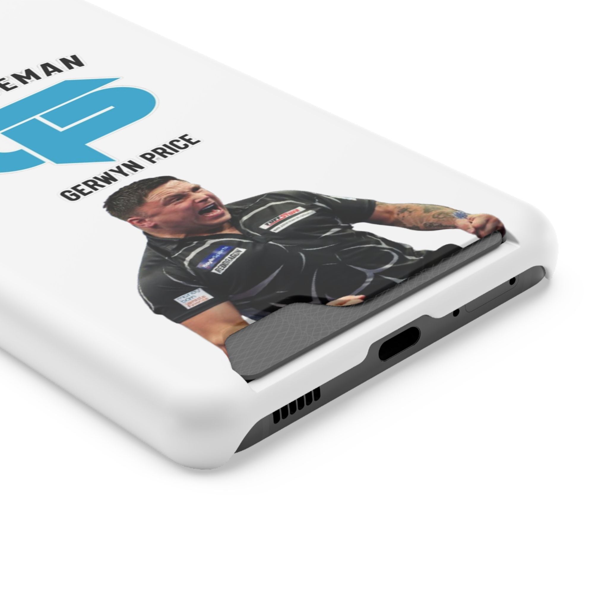 Gerwyn Price The Iceman Phone Case with Card Holder