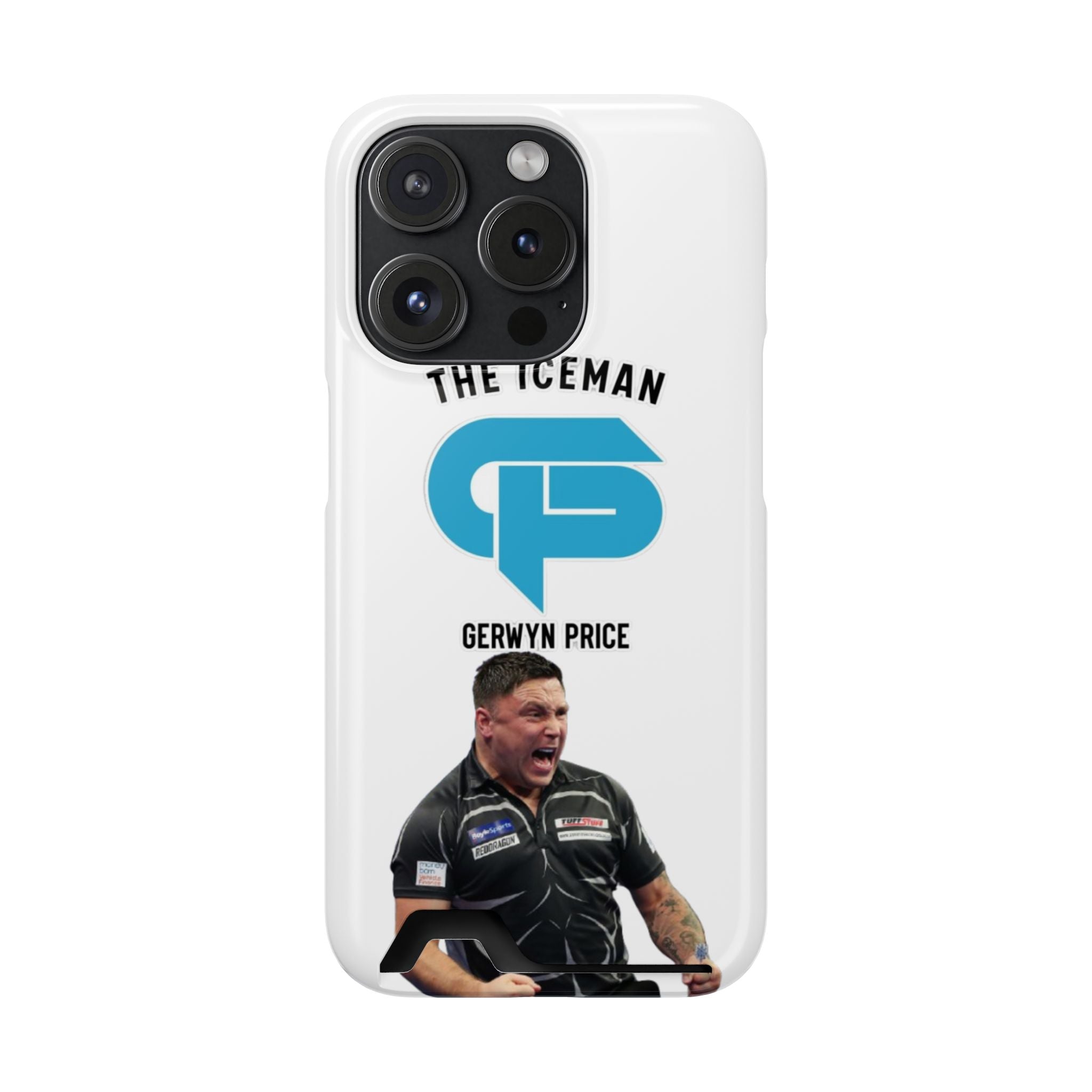 Gerwyn Price The Iceman Phone Case with Card Holder