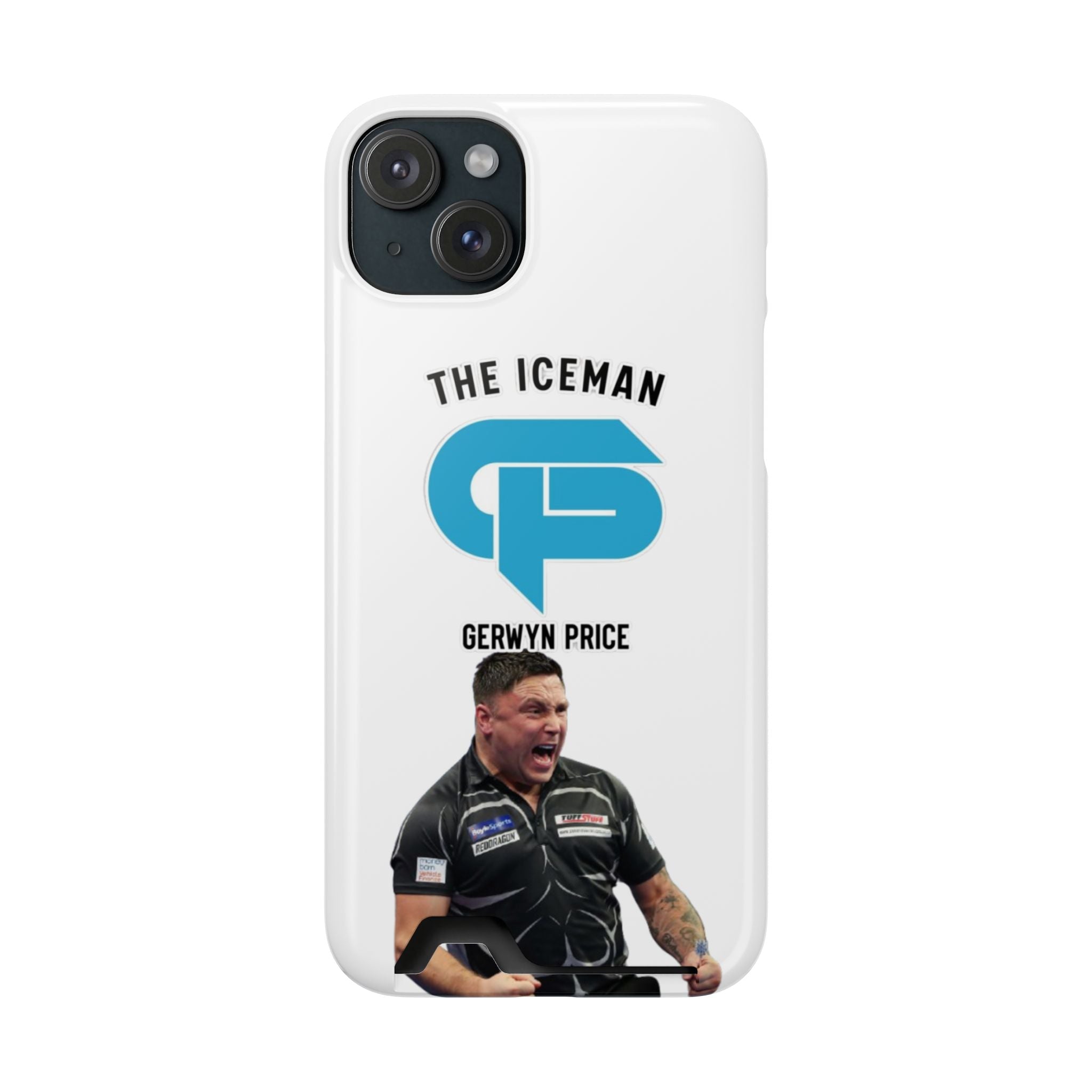 Gerwyn Price The Iceman Phone Case with Card Holder