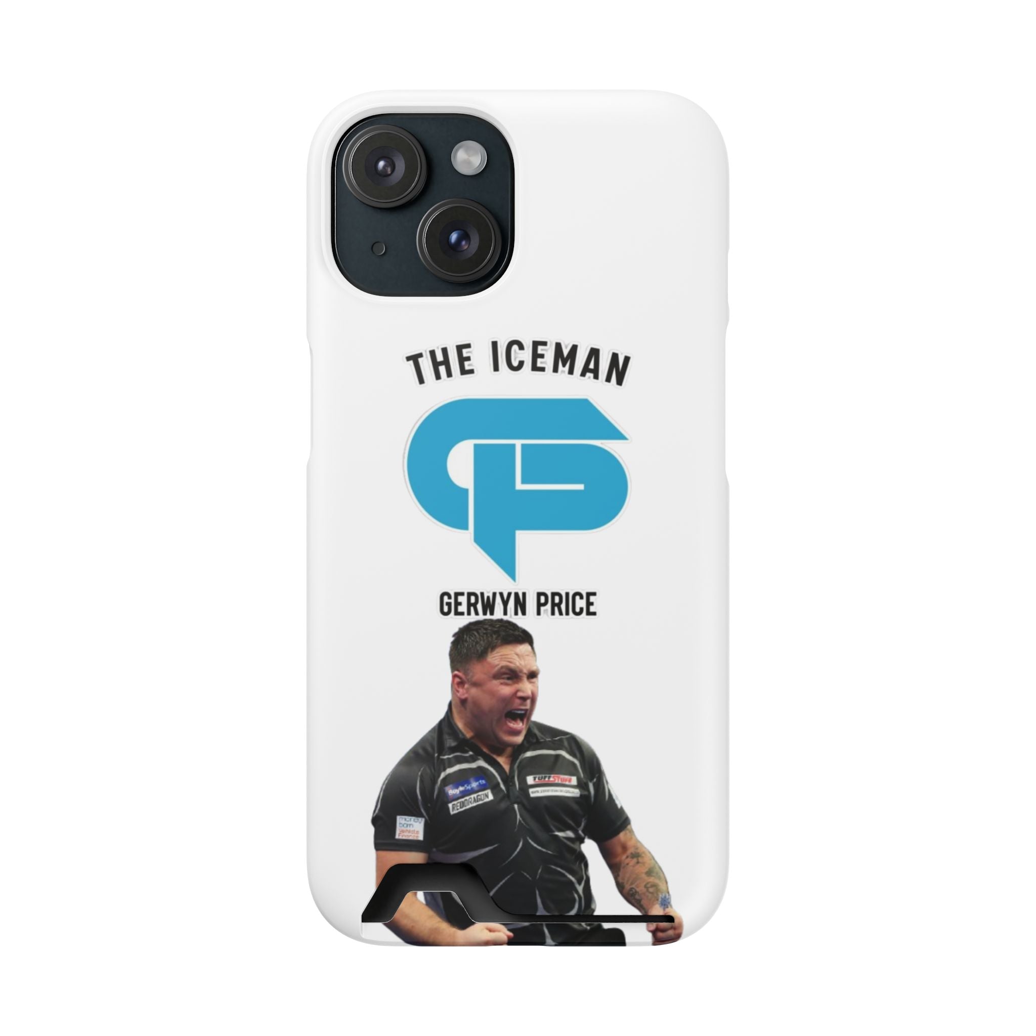 Gerwyn Price The Iceman Phone Case with Card Holder