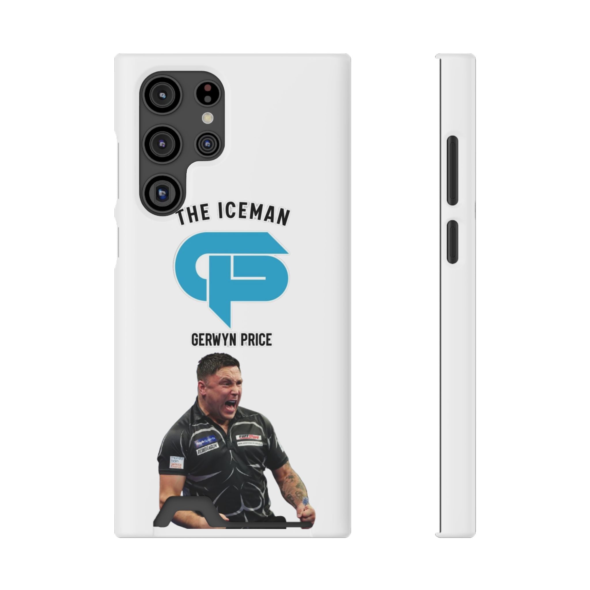 Gerwyn Price The Iceman Phone Case with Card Holder