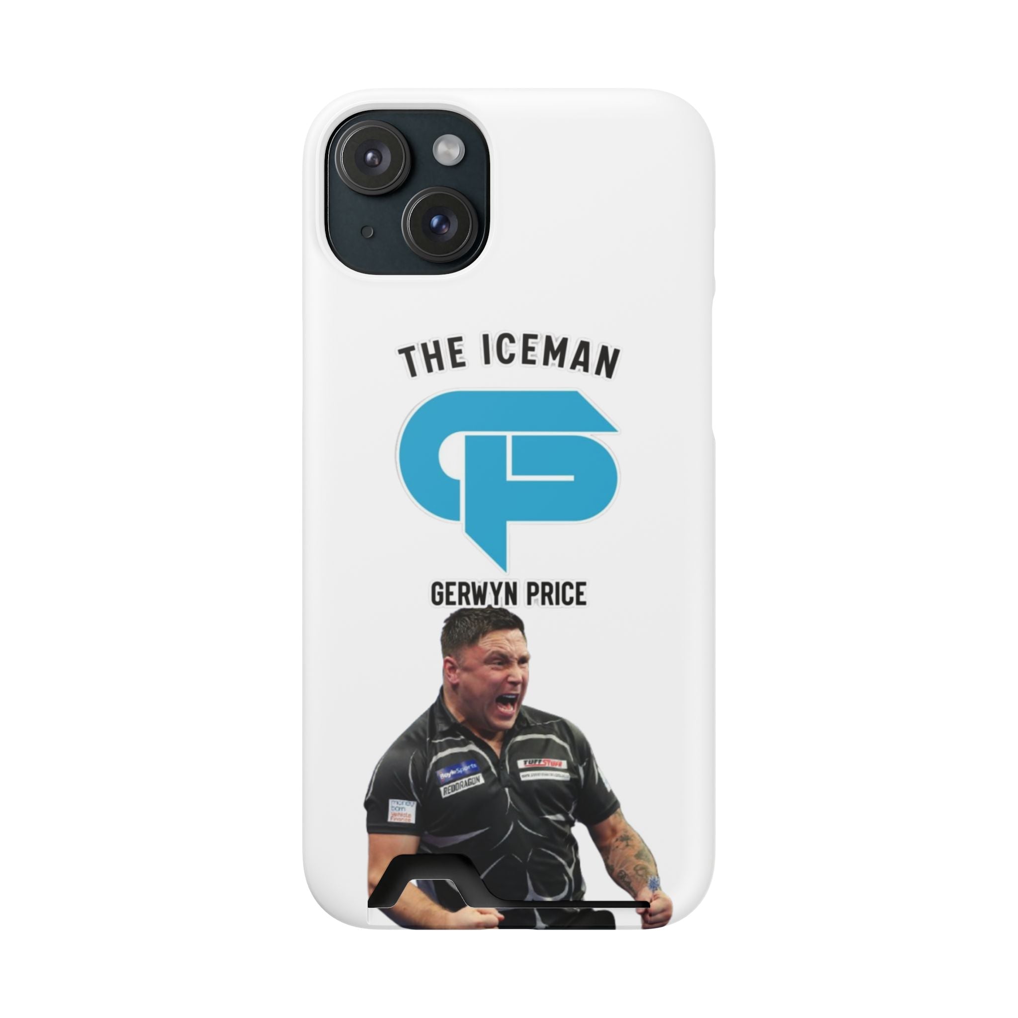 Gerwyn Price The Iceman Phone Case with Card Holder