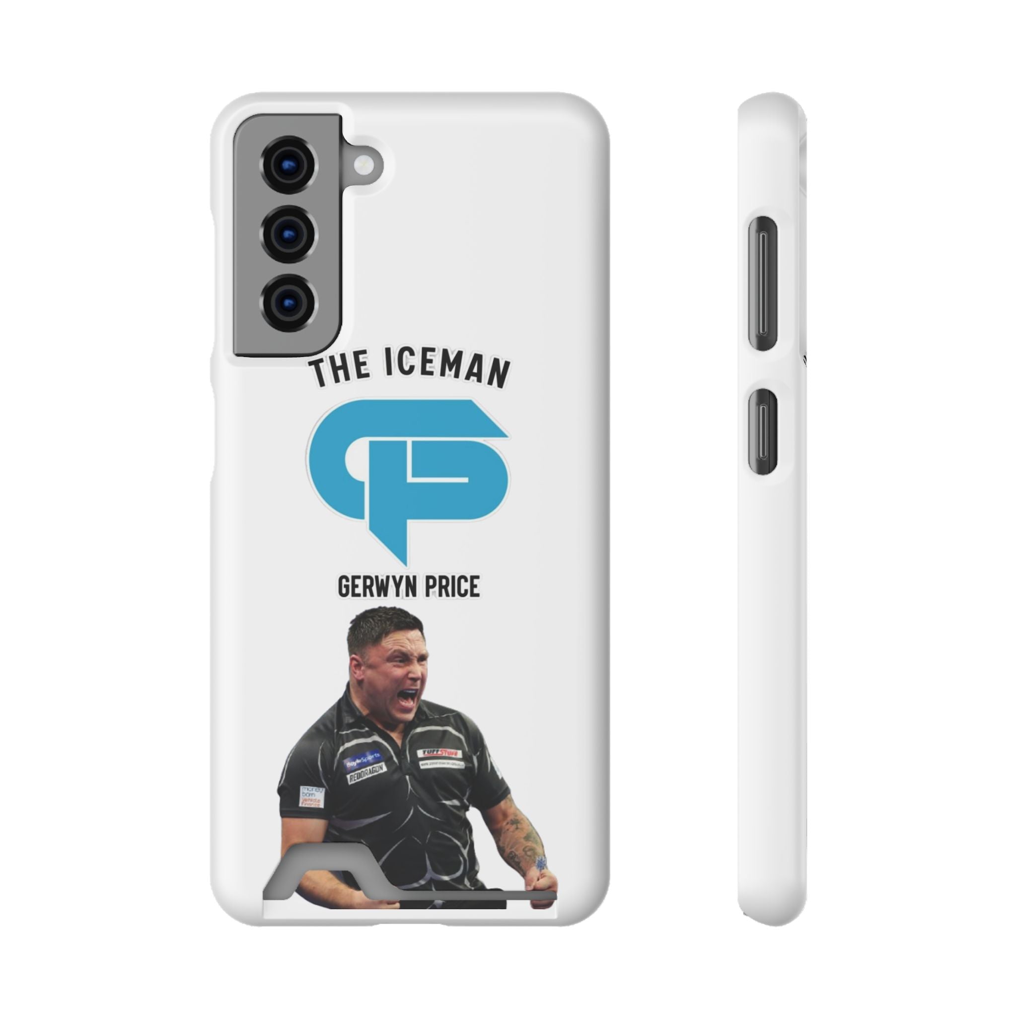 Gerwyn Price The Iceman Phone Case with Card Holder