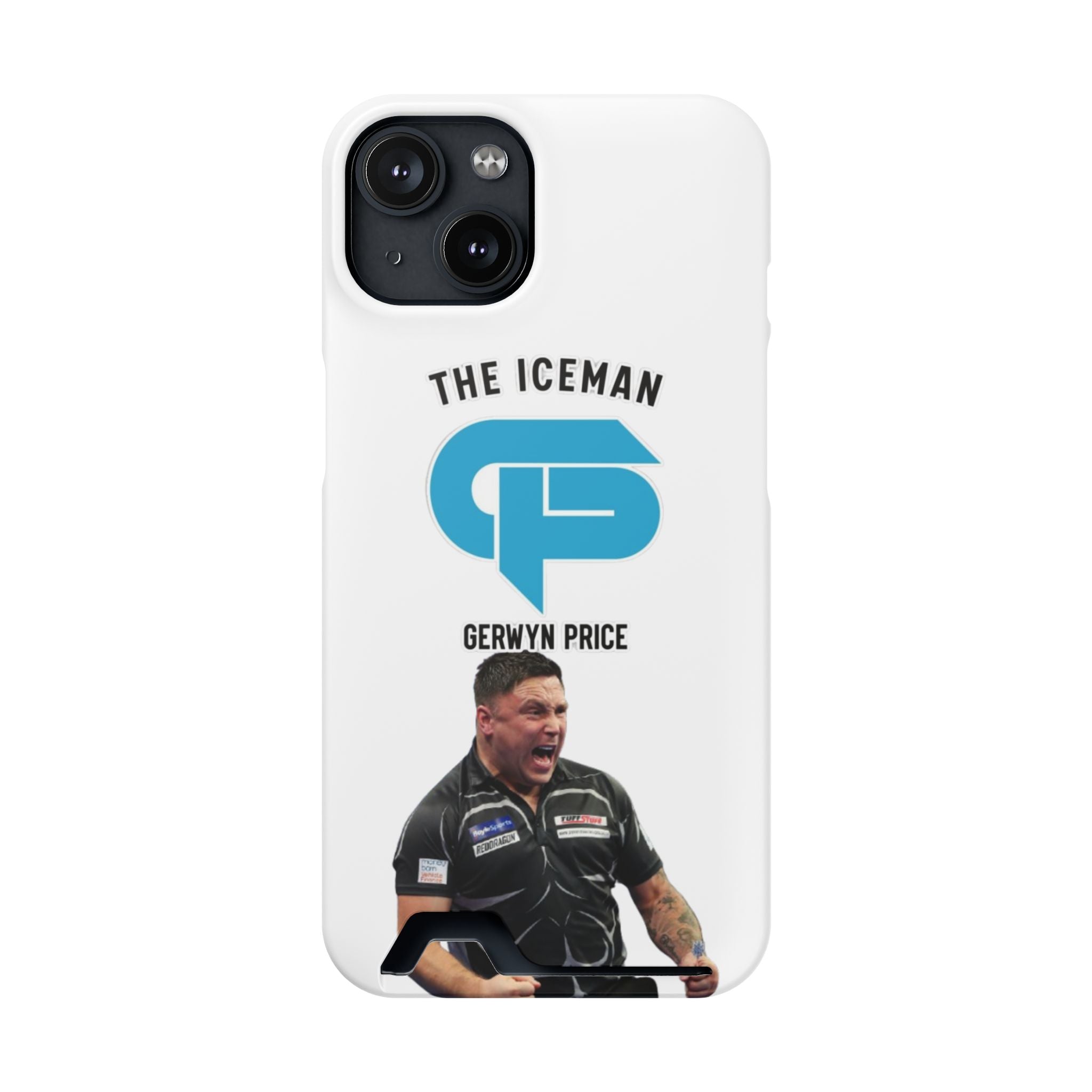 Gerwyn Price The Iceman Phone Case with Card Holder