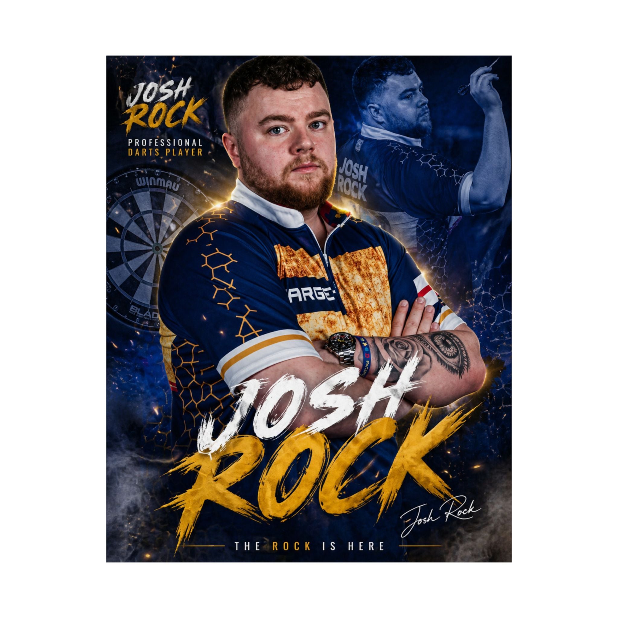 Josh Rock Matte Vertical Poster