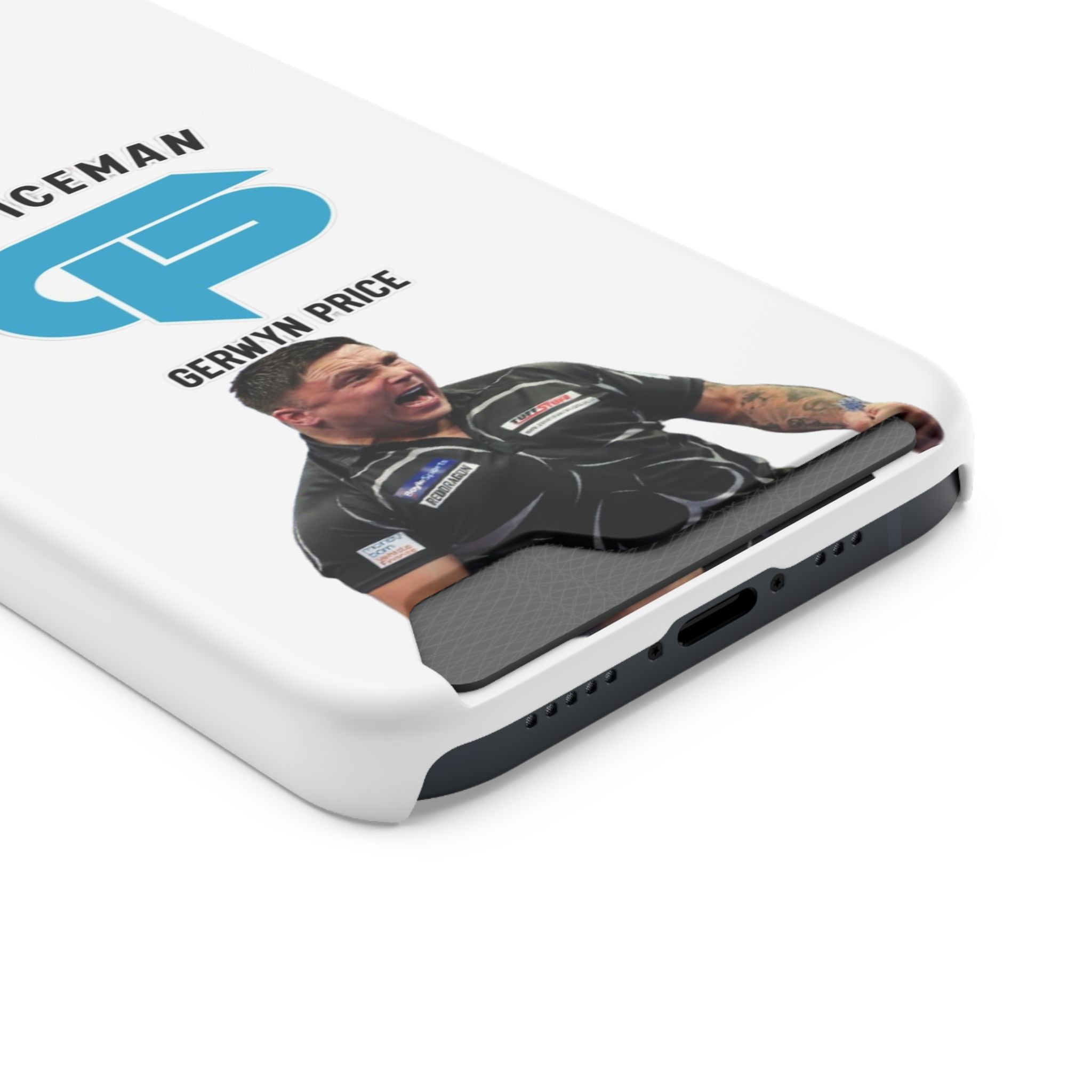 Gerwyn Price The Iceman Phone Case with Card Holder