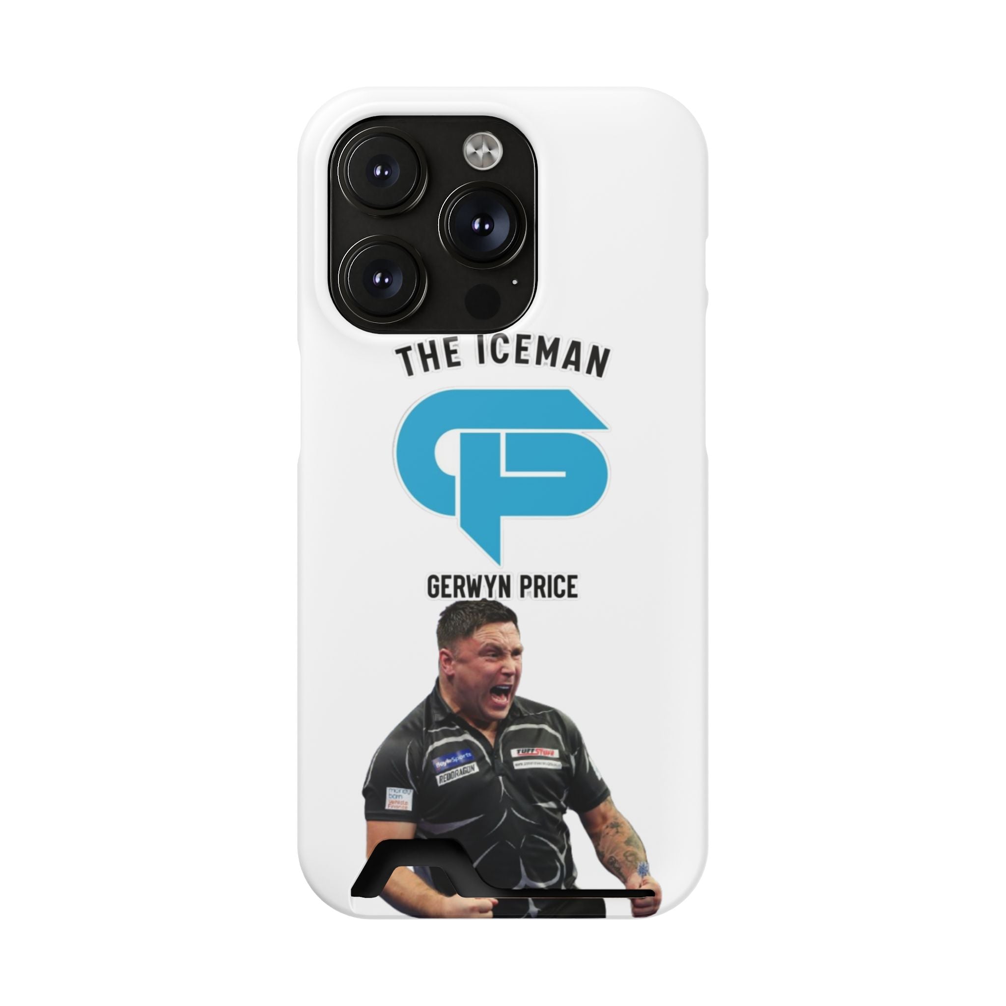 Gerwyn Price The Iceman Phone Case with Card Holder