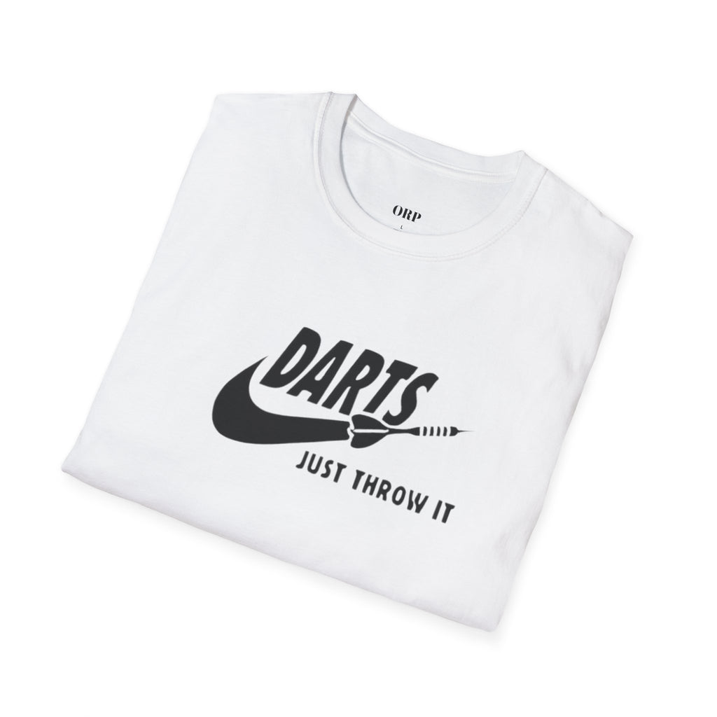 Darts Just Throw It Unisex Softstyle T-Shirt