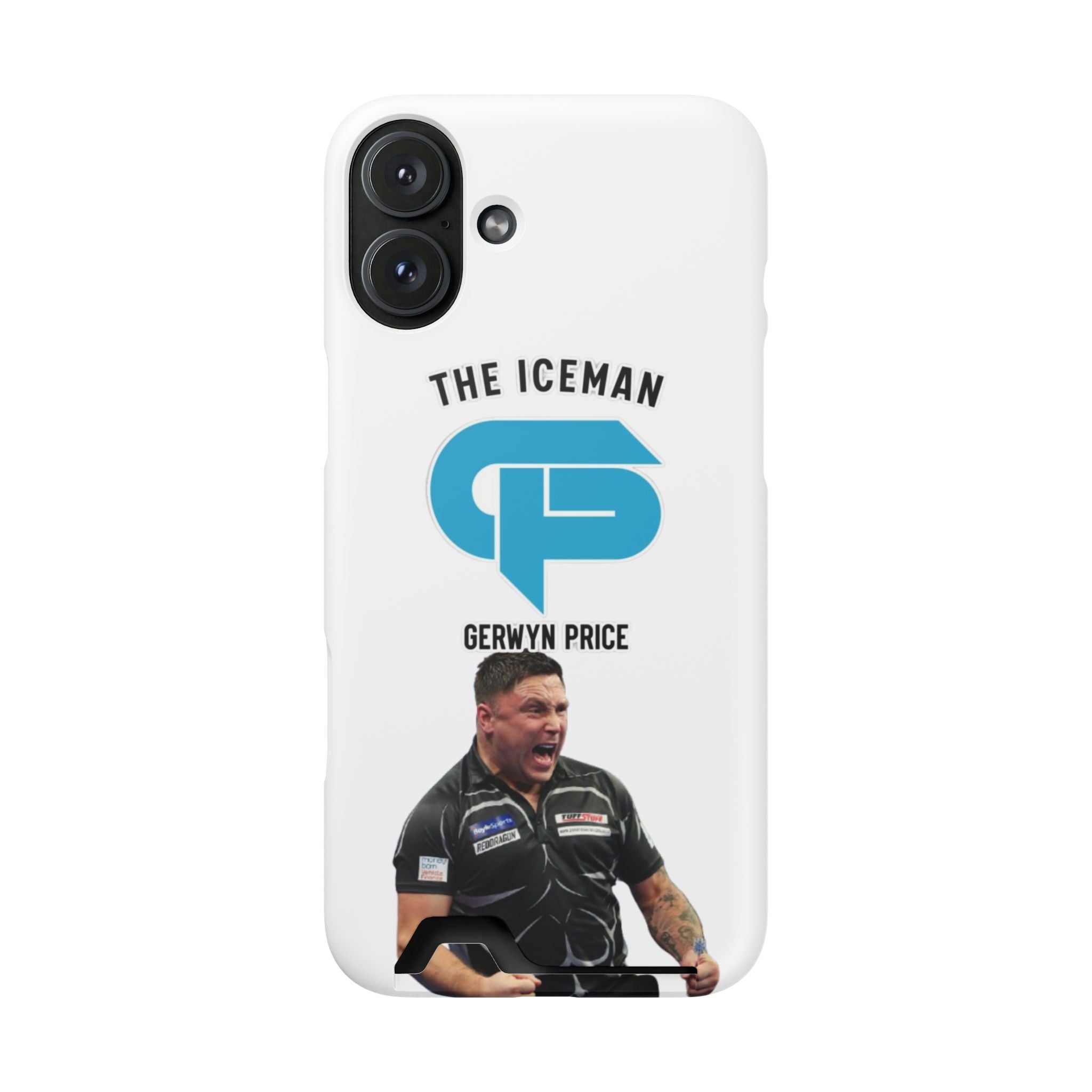 Gerwyn Price The Iceman Phone Case with Card Holder