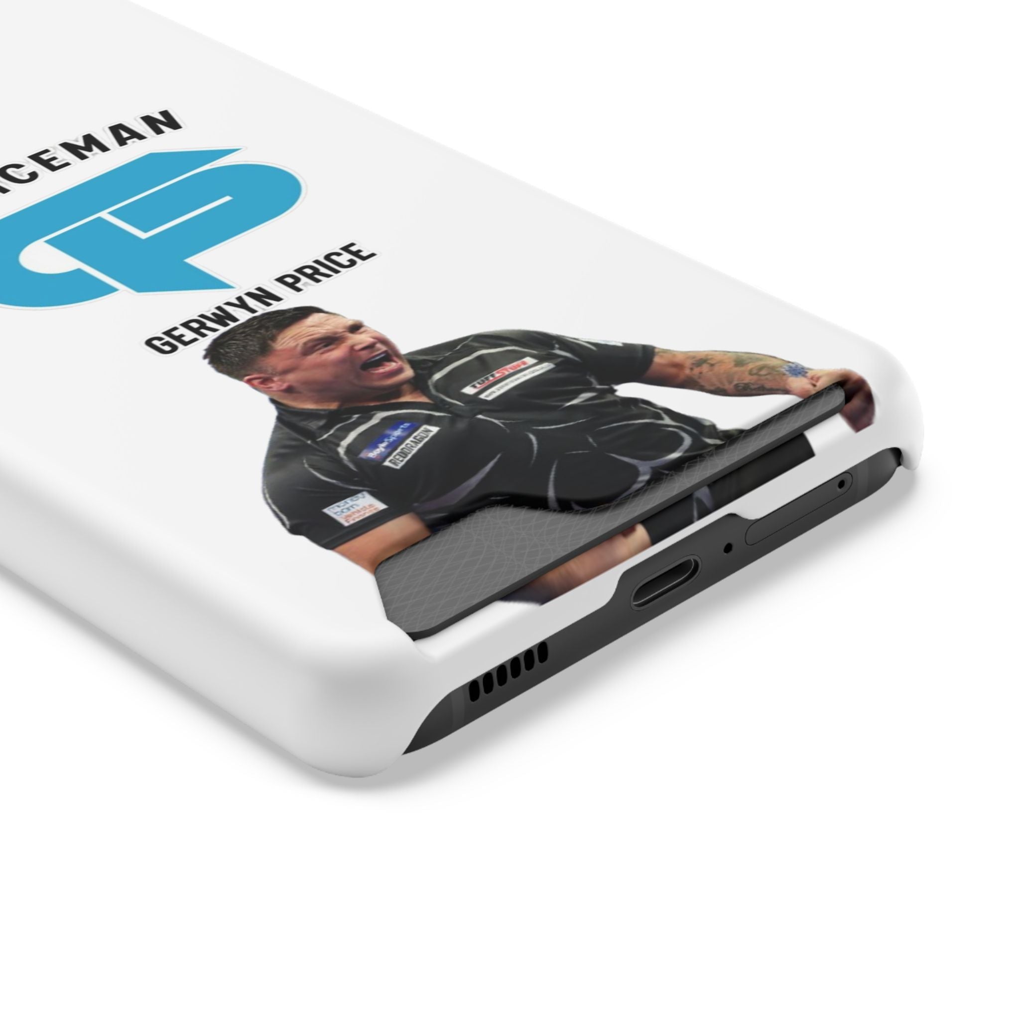 Gerwyn Price The Iceman Phone Case with Card Holder
