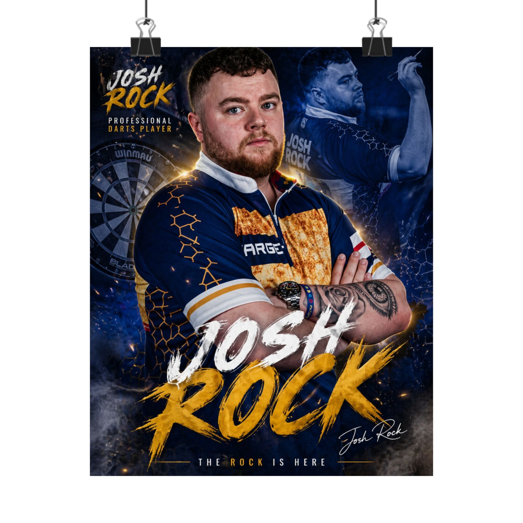 Josh Rock Matte Vertical Poster
