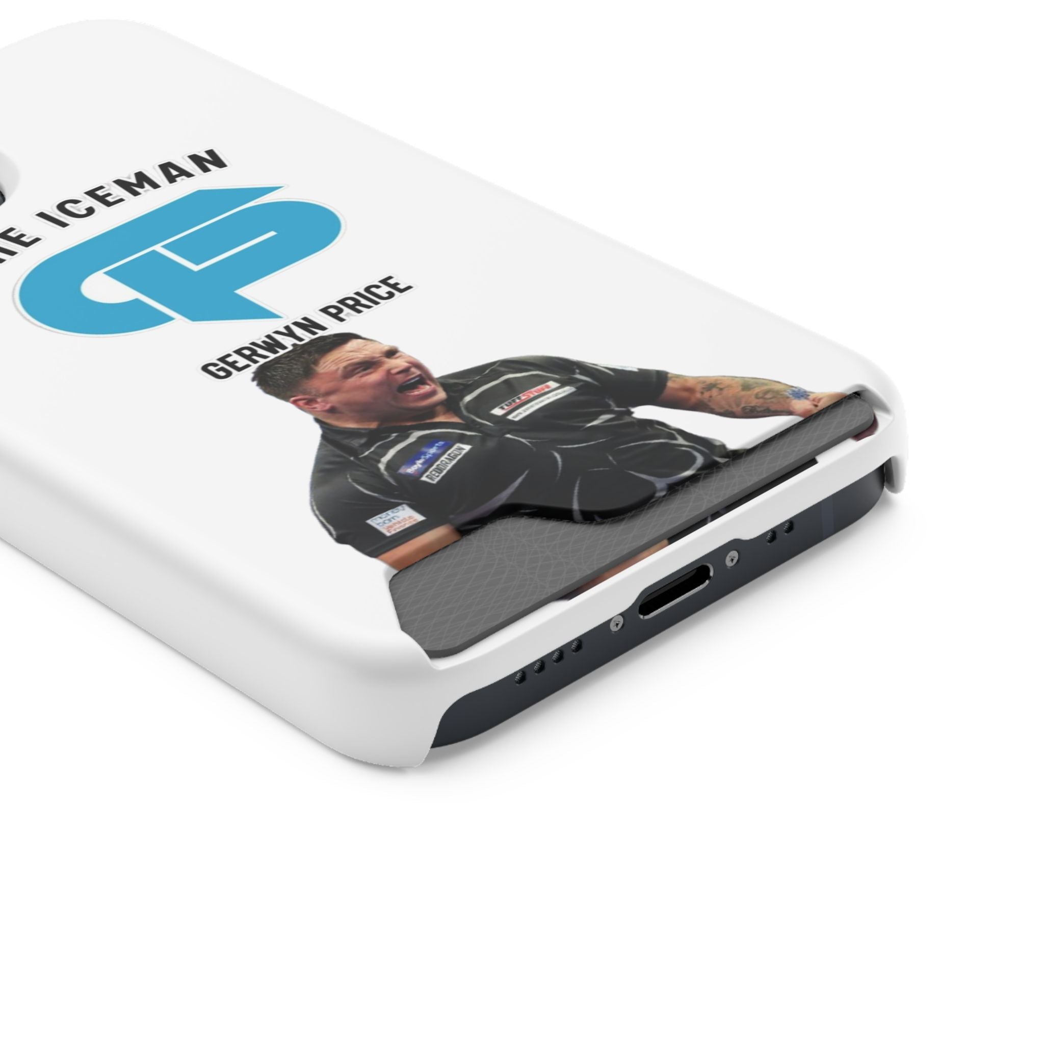 Gerwyn Price The Iceman Phone Case with Card Holder