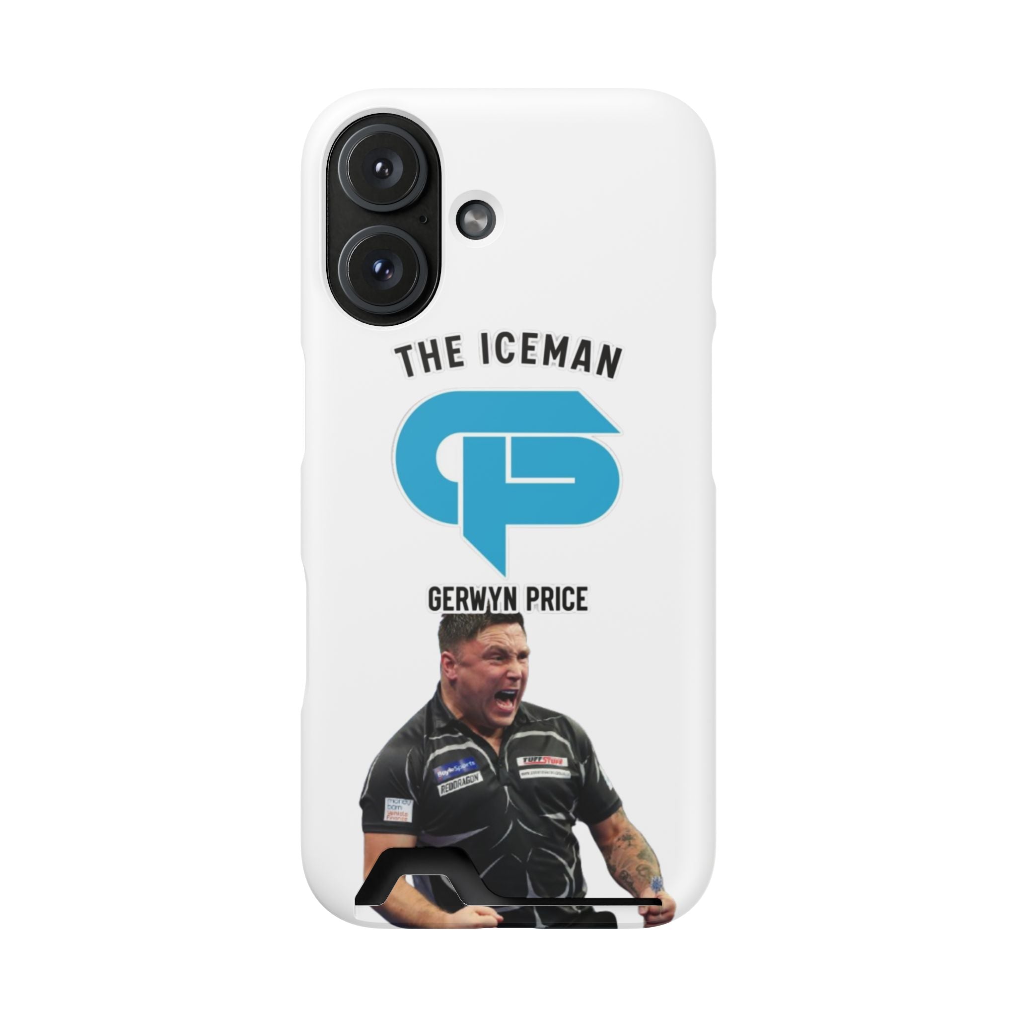 Gerwyn Price The Iceman Phone Case with Card Holder