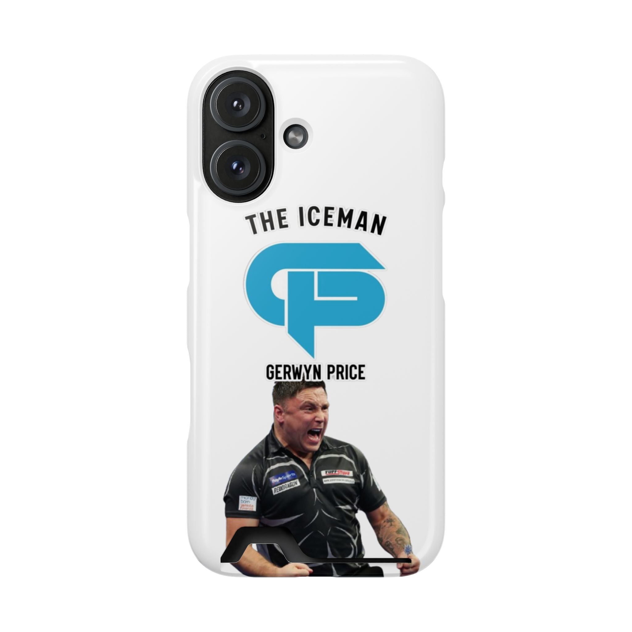 Gerwyn Price The Iceman Phone Case with Card Holder
