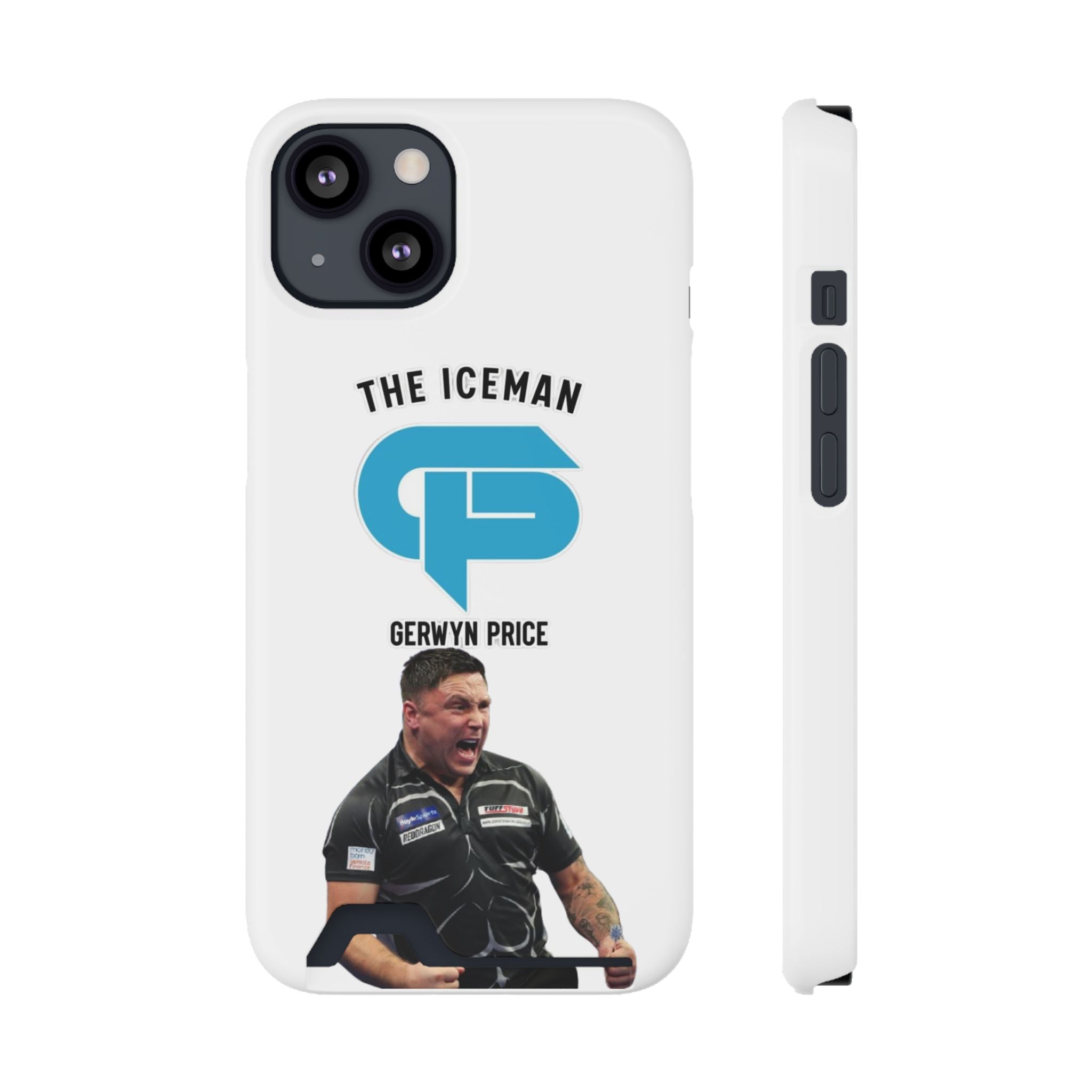 Gerwyn Price The Iceman Phone Case with Card Holder
