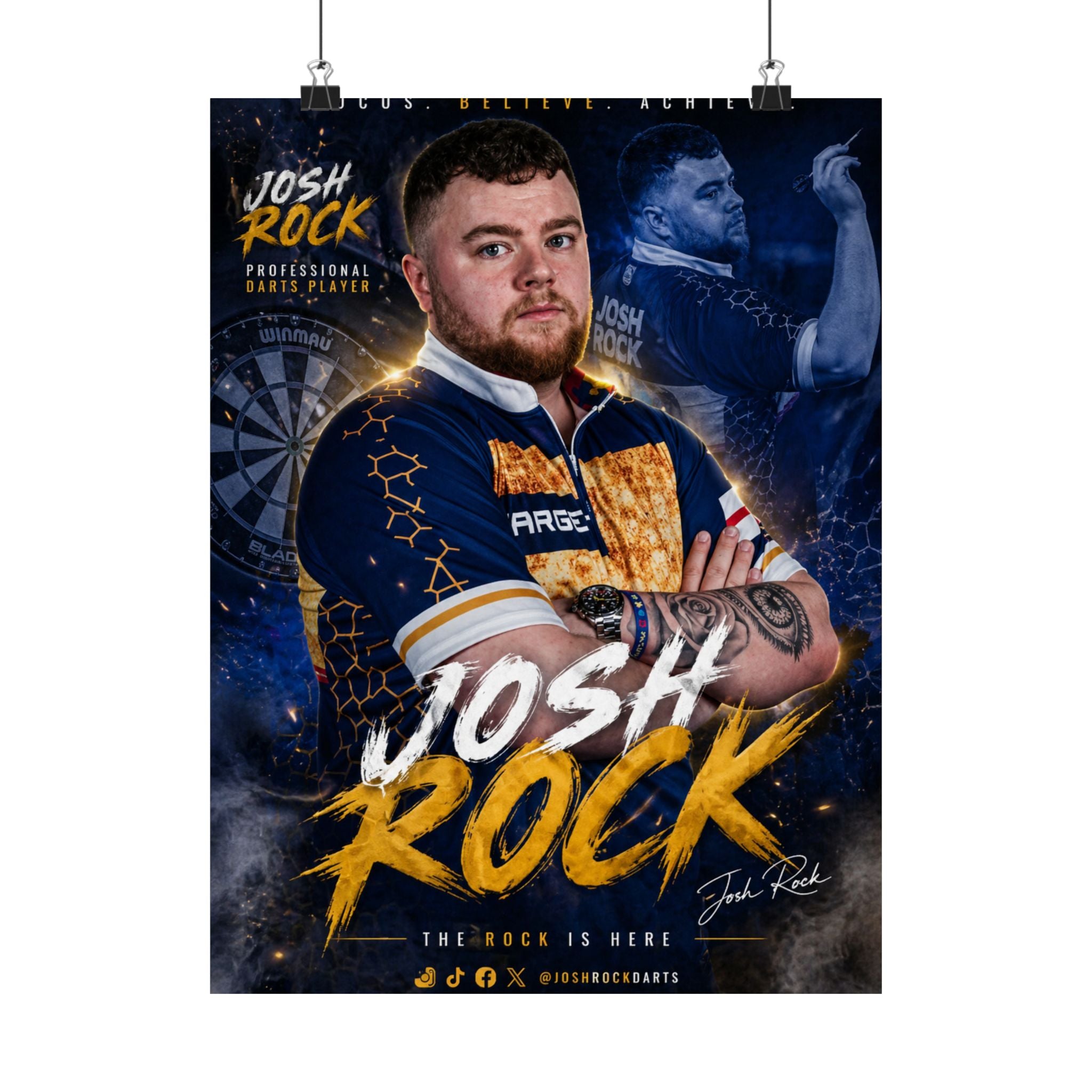 Josh Rock Matte Vertical Poster