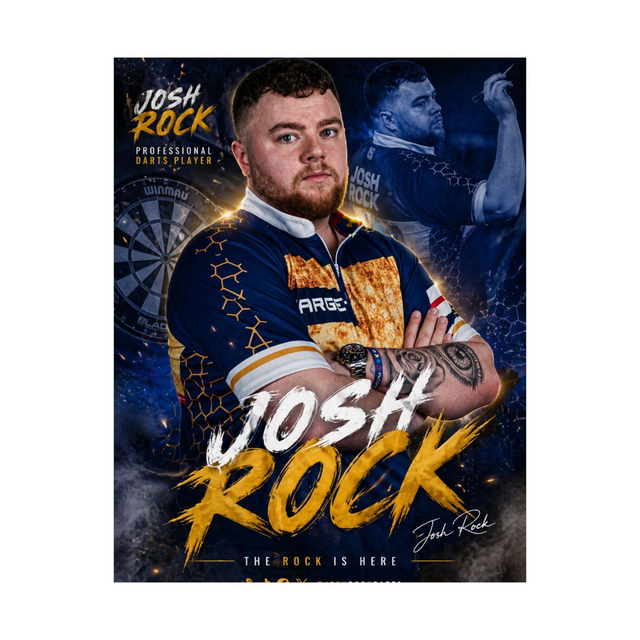 Josh Rock Matte Vertical Poster