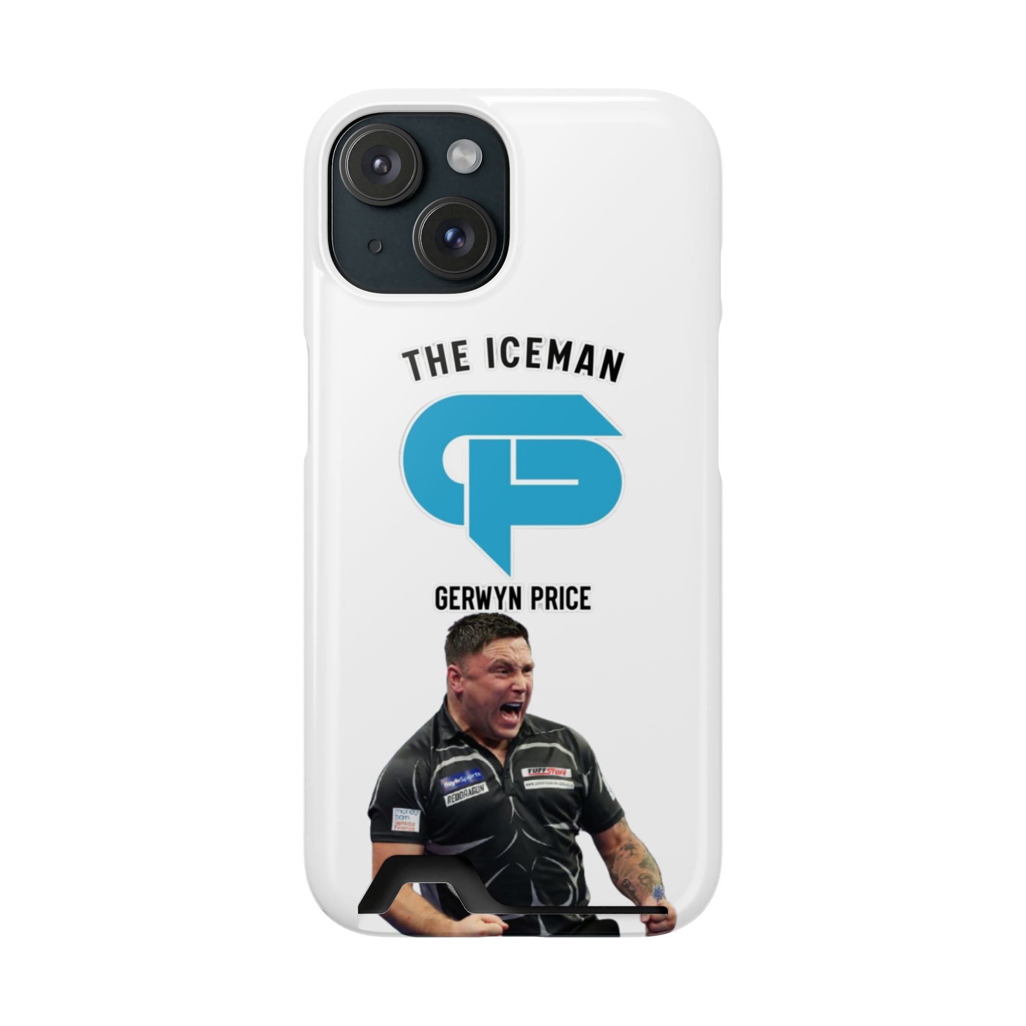 Gerwyn Price The Iceman Phone Case with Card Holder