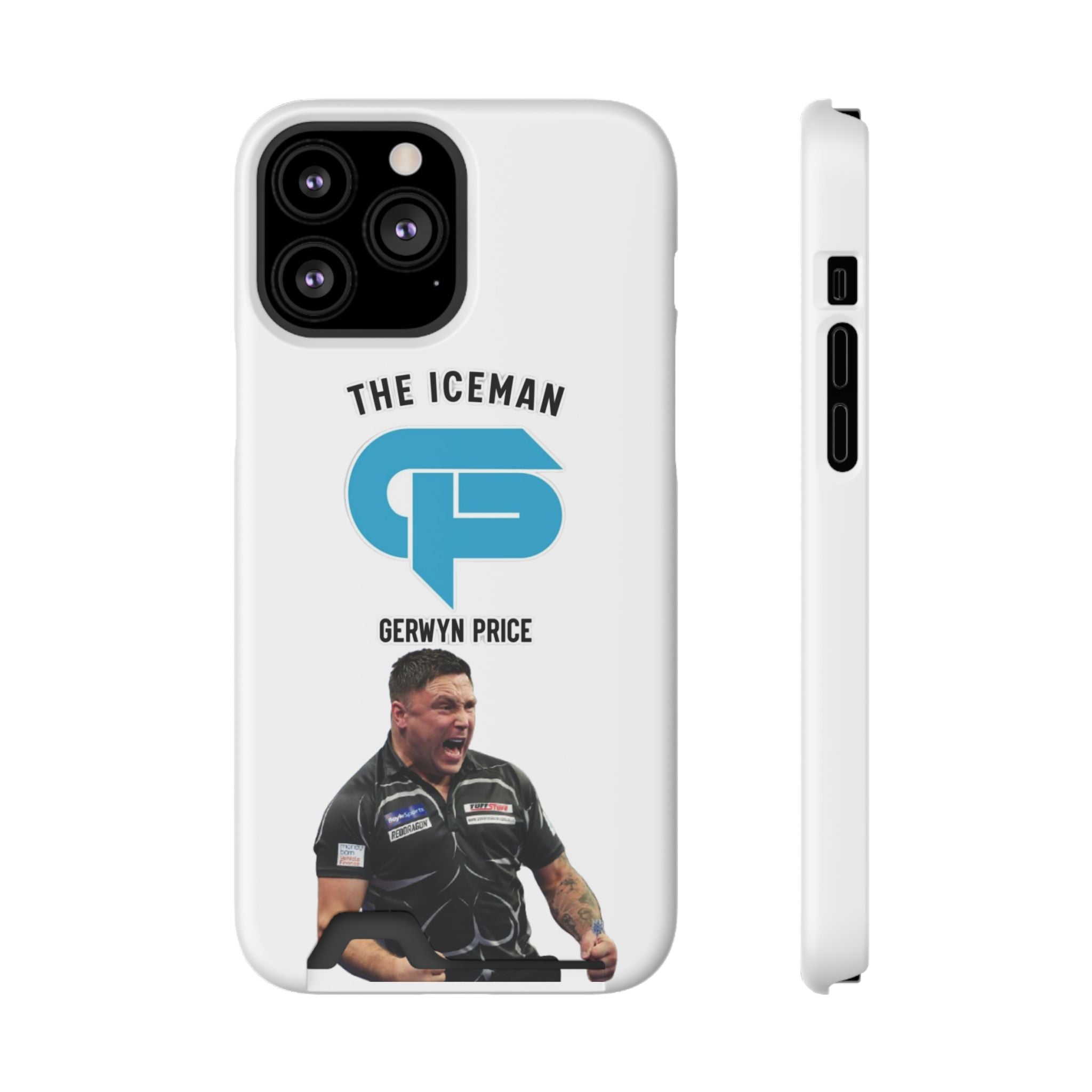 Gerwyn Price The Iceman Phone Case with Card Holder