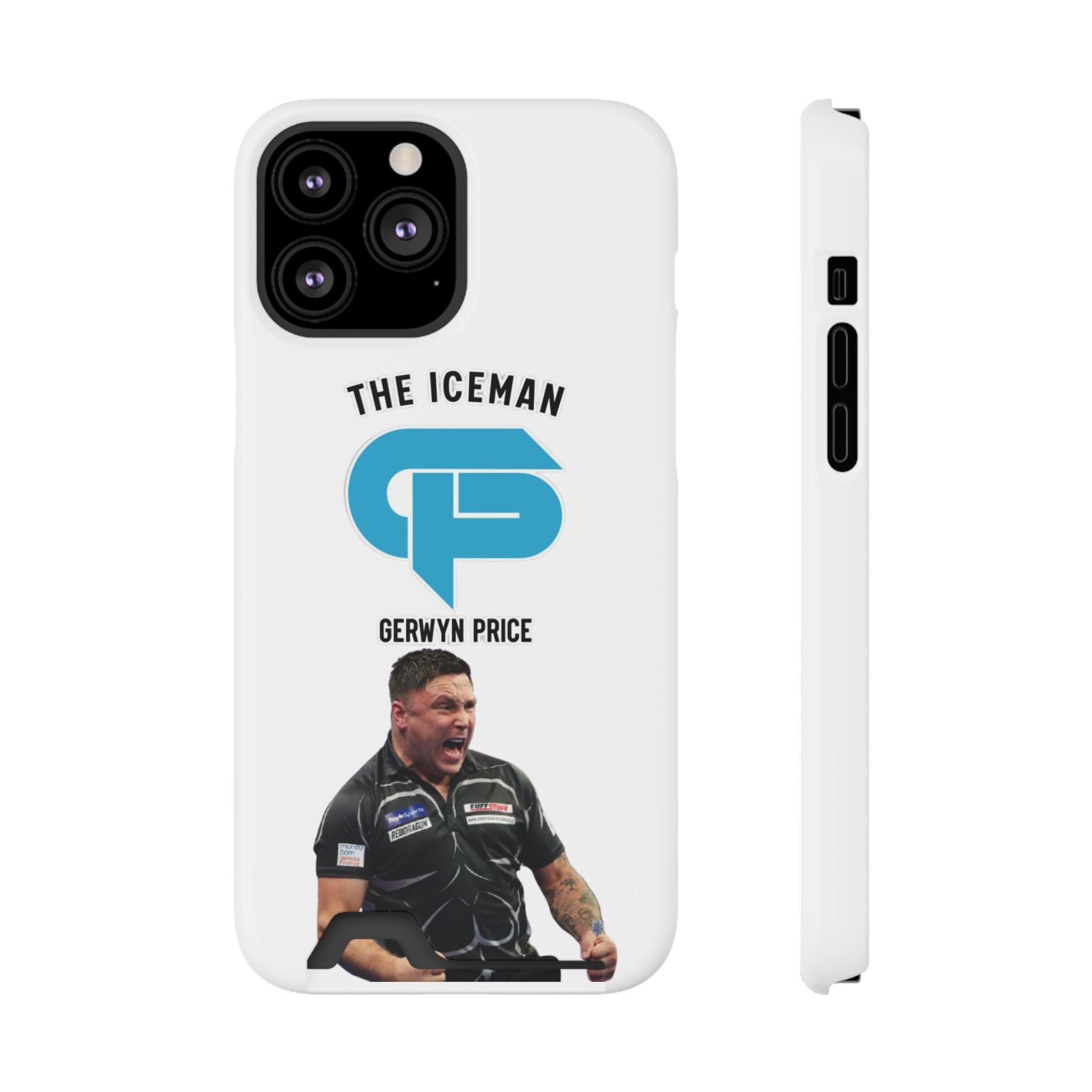 Gerwyn Price The Iceman Phone Case with Card Holder
