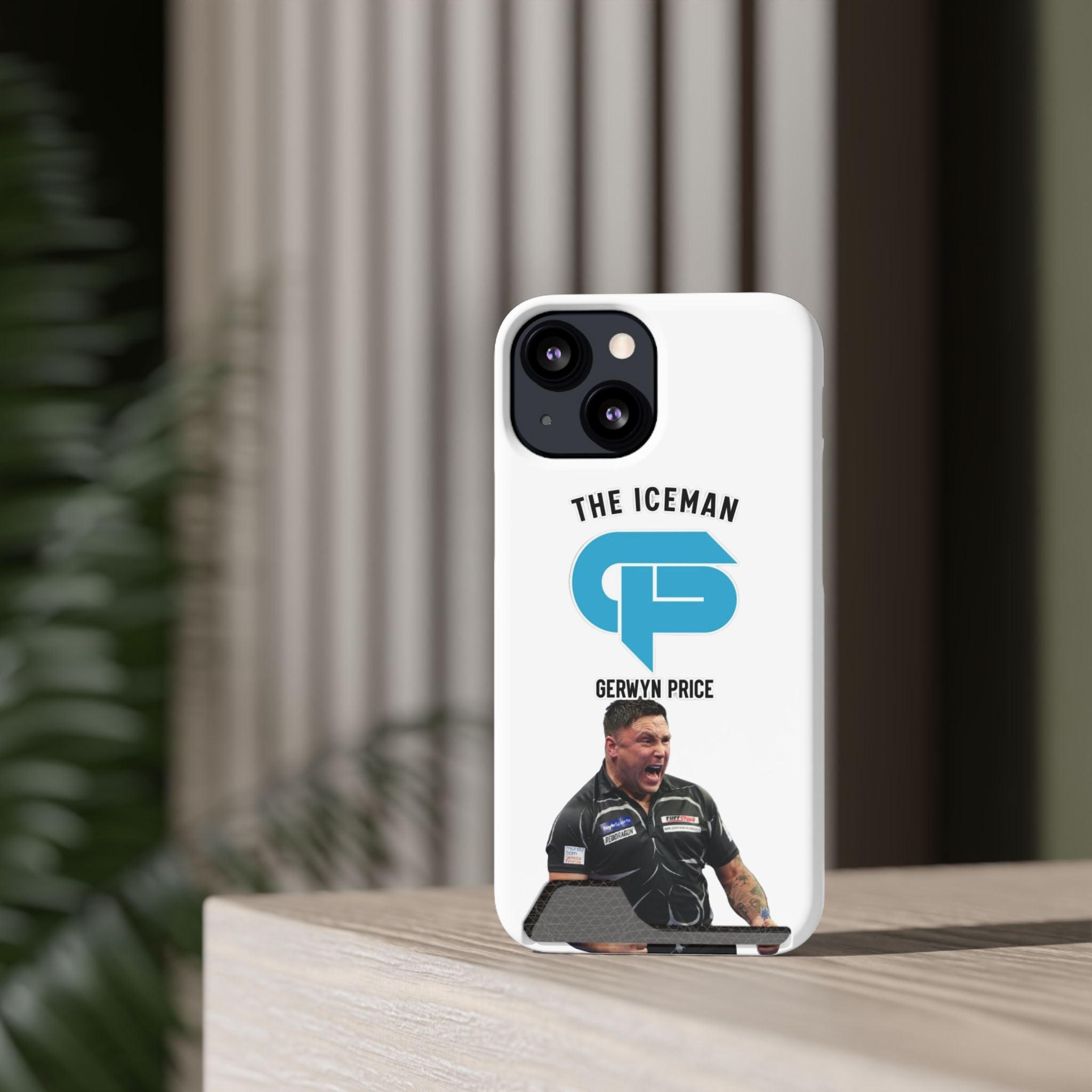 Gerwyn Price The Iceman Phone Case with Card Holder