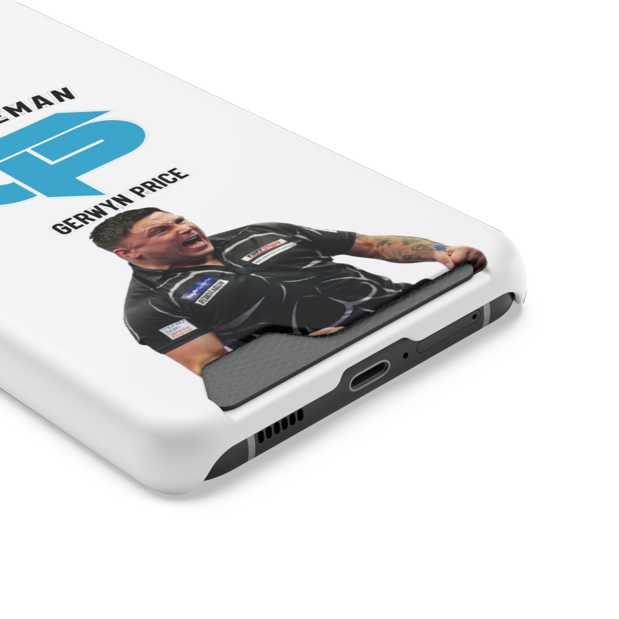 Gerwyn Price The Iceman Phone Case with Card Holder