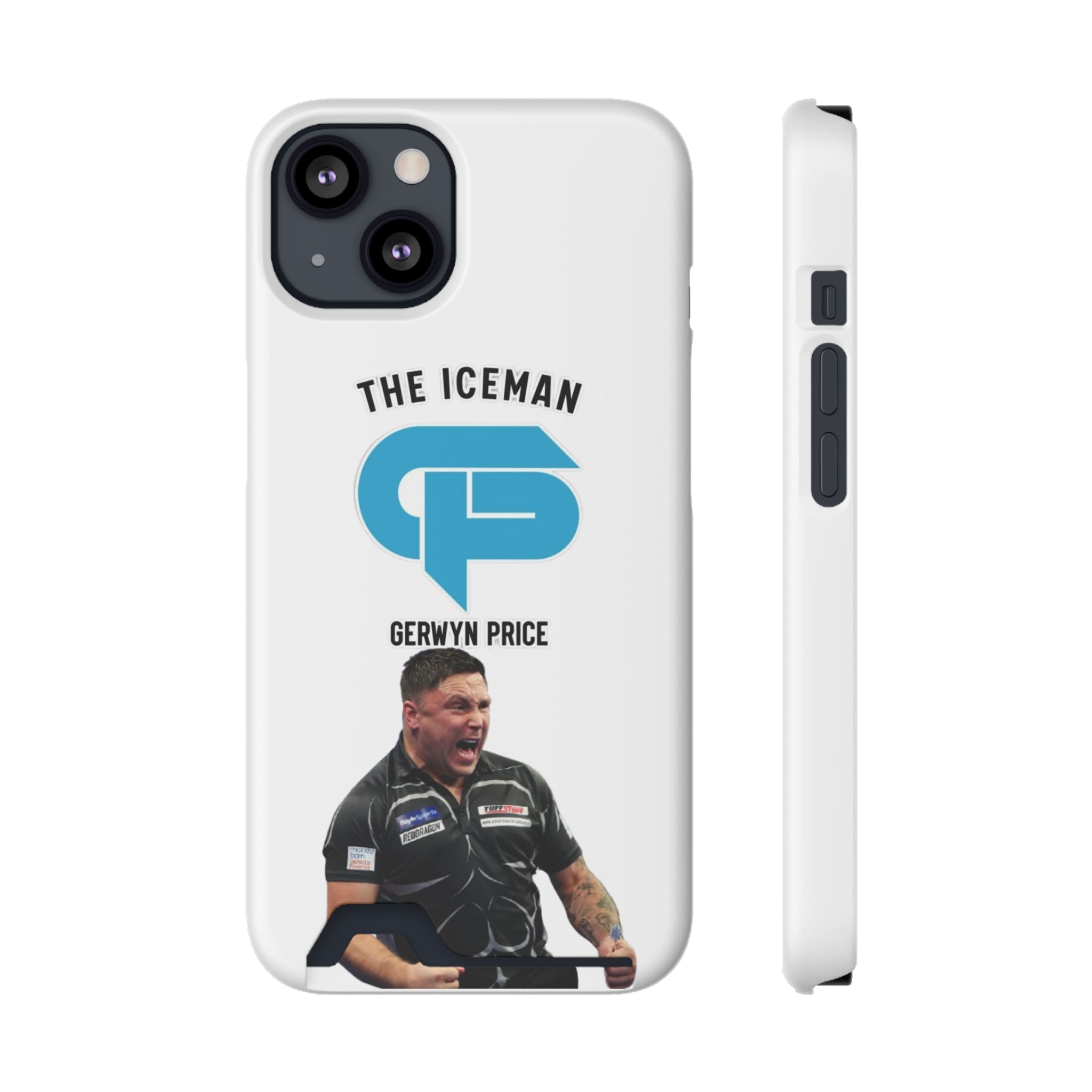 Gerwyn Price The Iceman Phone Case with Card Holder