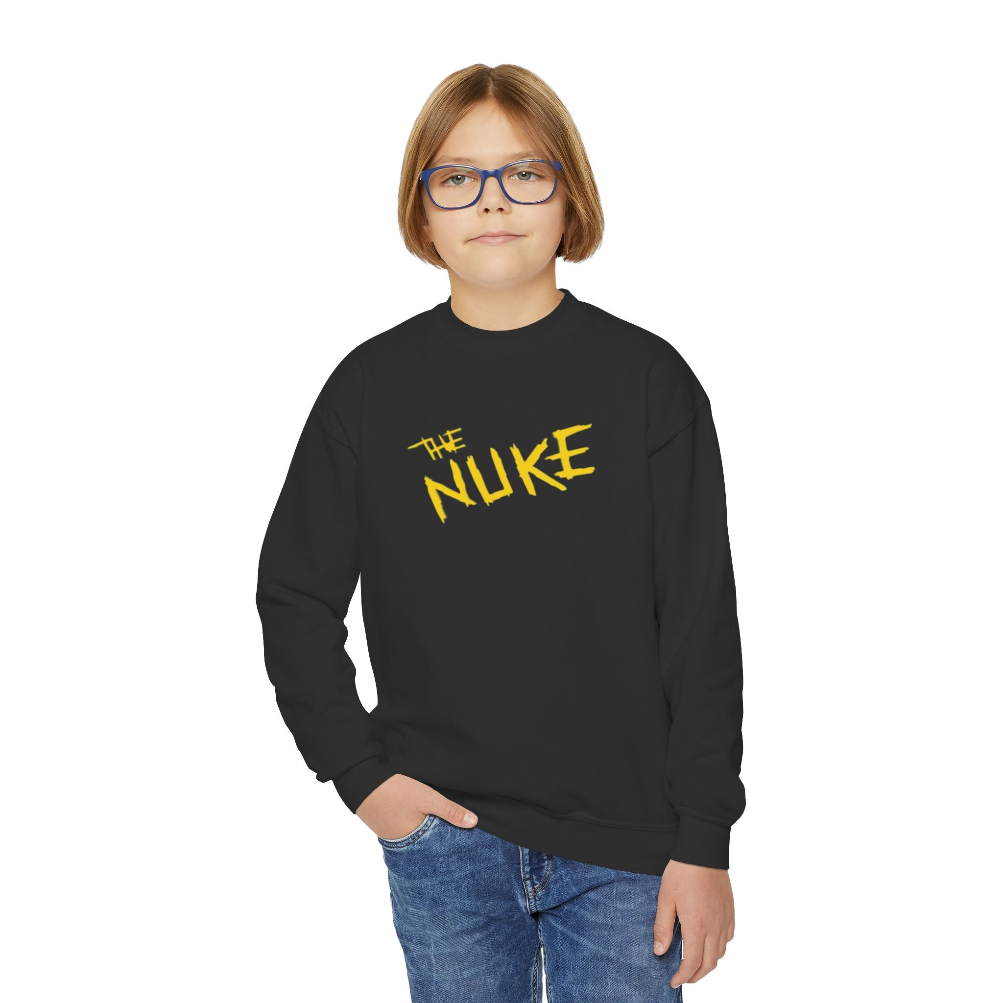 Luke The Nuke Youth Crewneck Sweatshirt