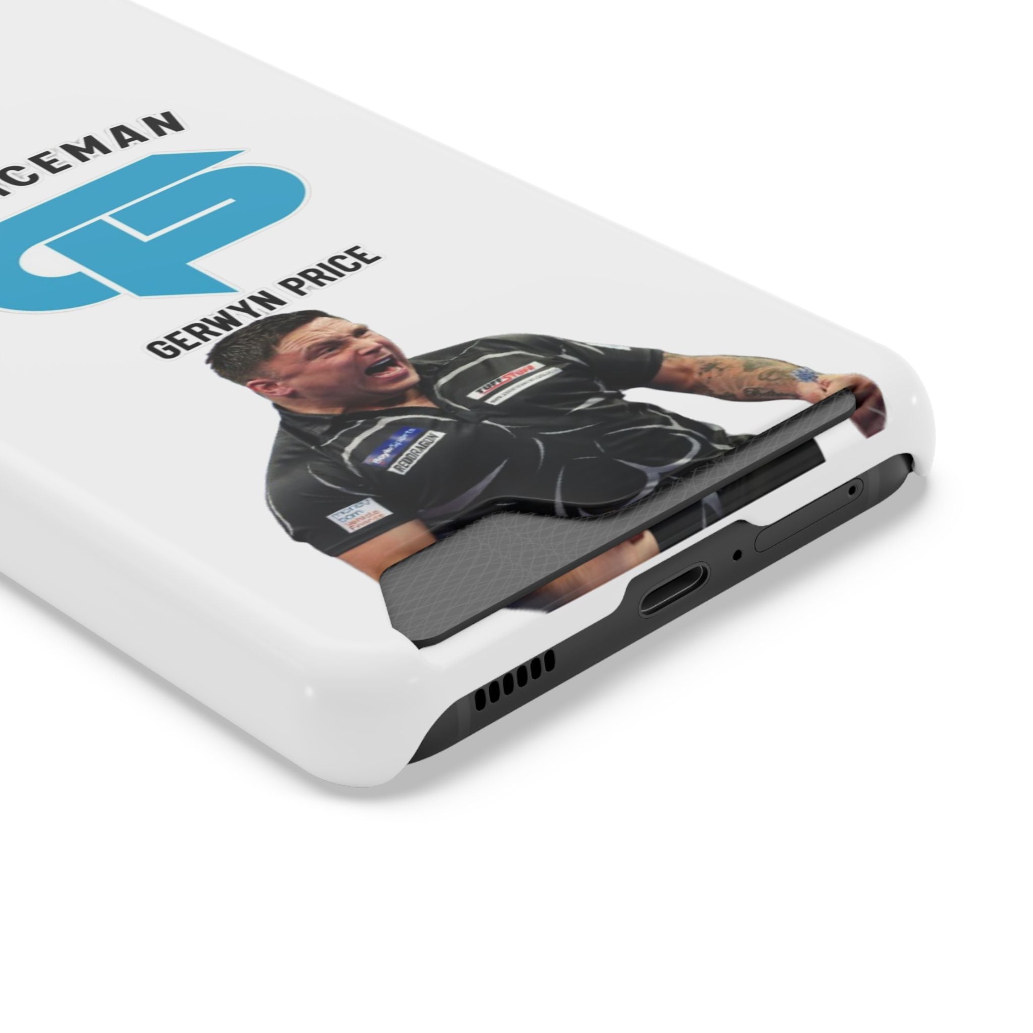 Gerwyn Price The Iceman Phone Case with Card Holder