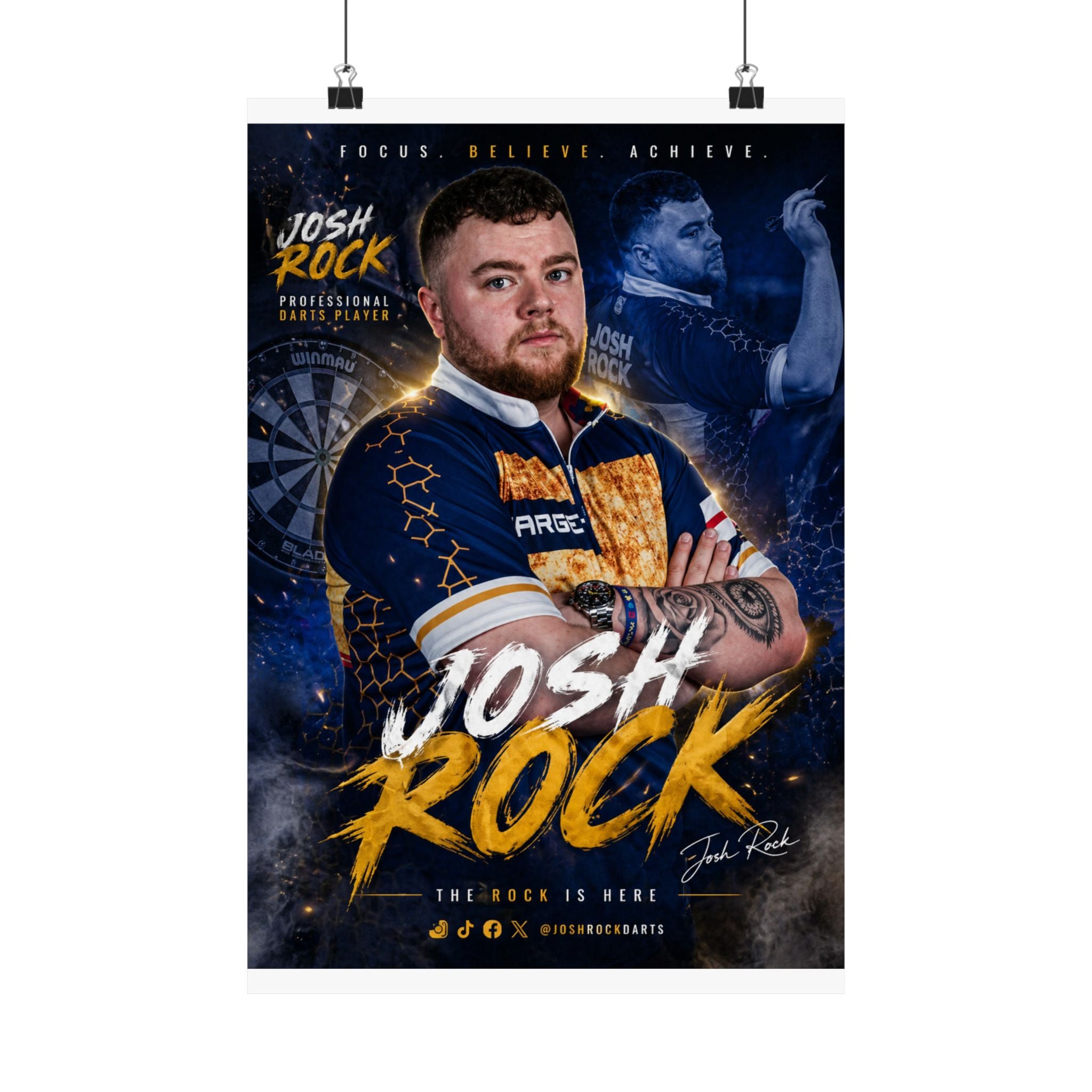 Josh Rock Matte Vertical Poster