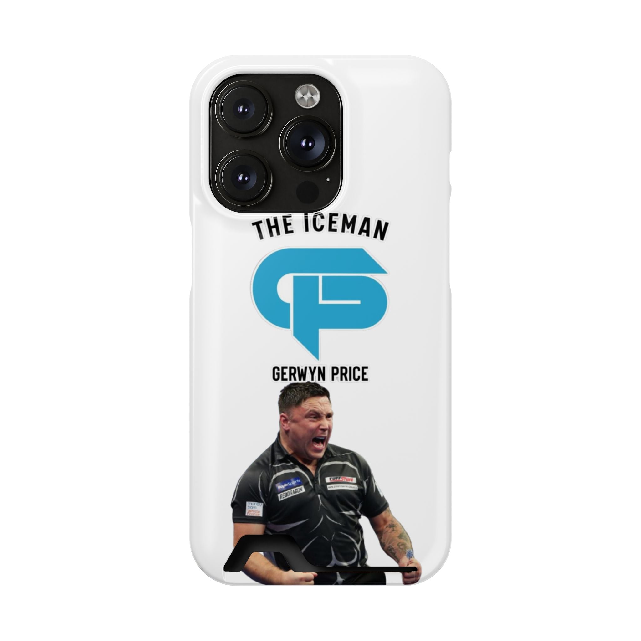 Gerwyn Price The Iceman Phone Case with Card Holder