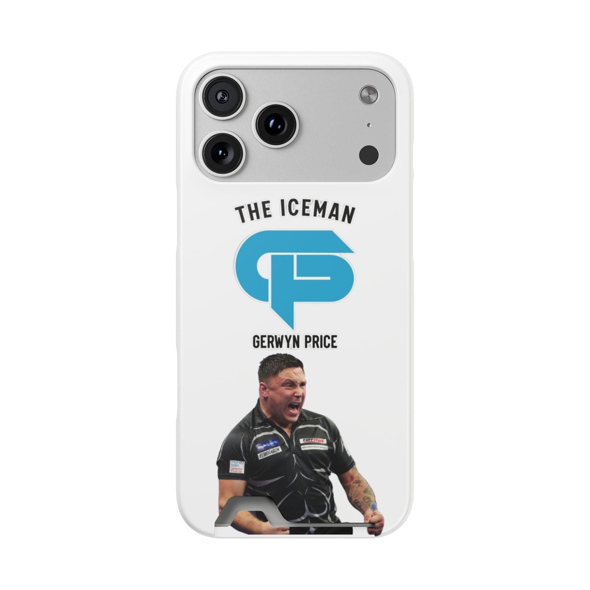 Gerwyn Price The Iceman Phone Case with Card Holder