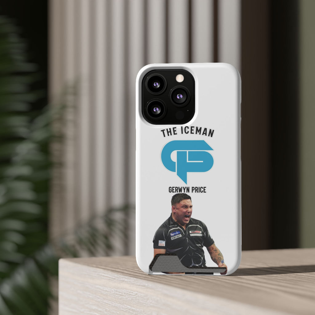 Gerwyn Price The Iceman Phone Case with Card Holder