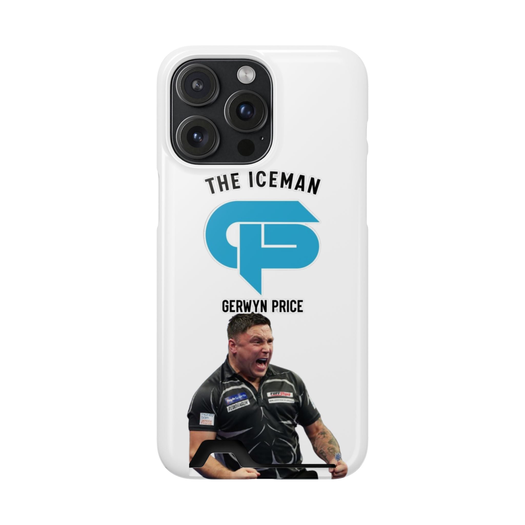 Gerwyn Price The Iceman Phone Case with Card Holder