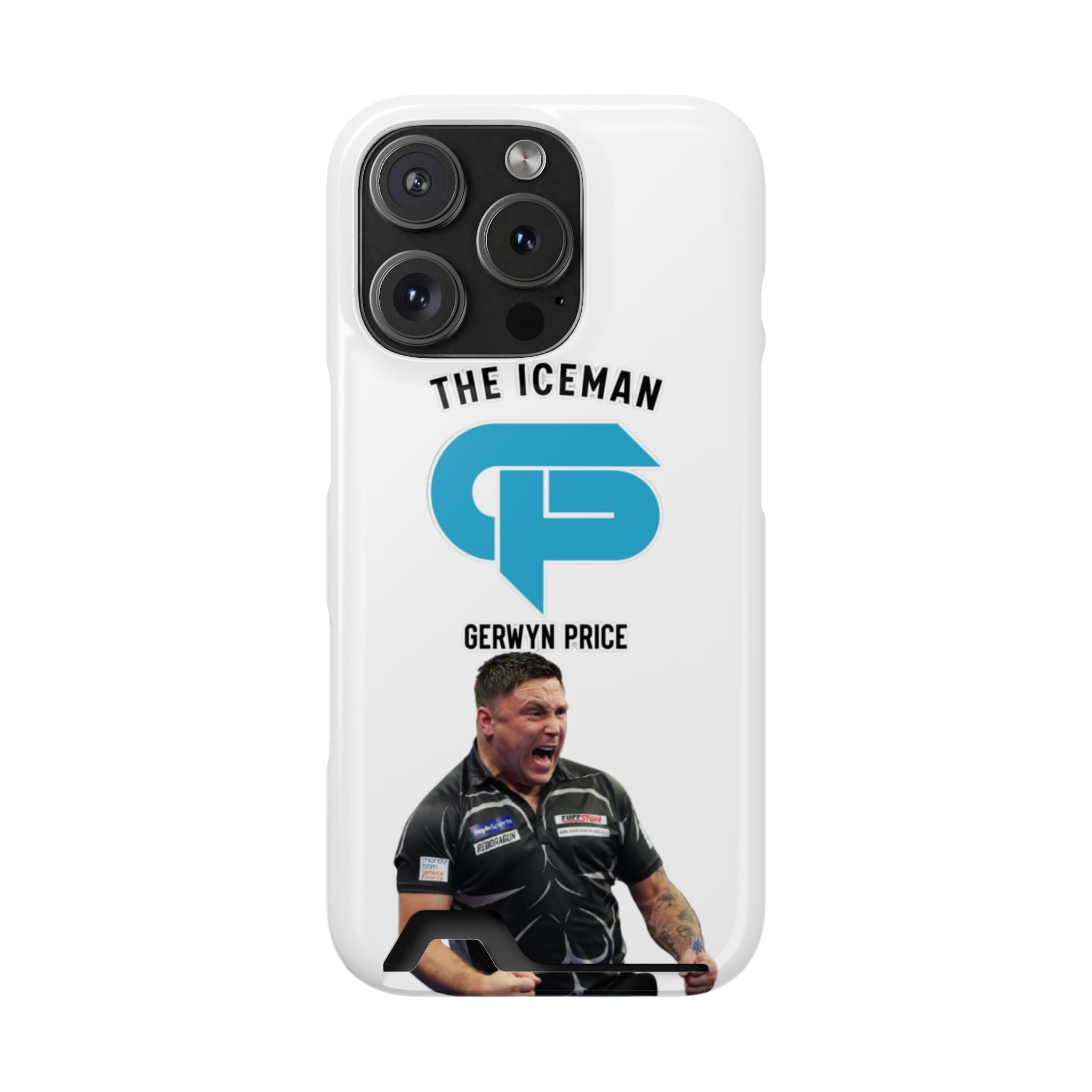 Gerwyn Price The Iceman Phone Case with Card Holder