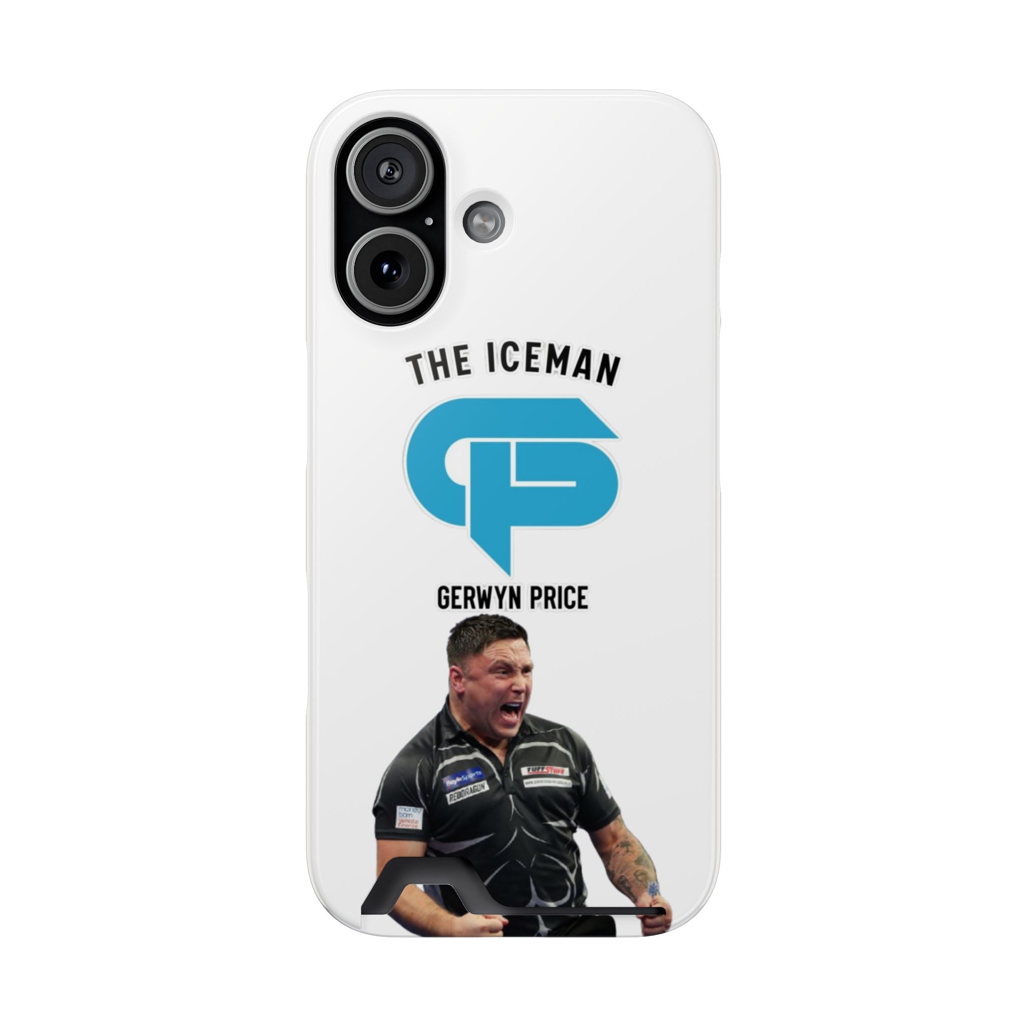 Gerwyn Price The Iceman Phone Case with Card Holder