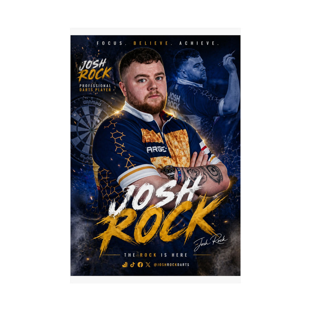 Josh Rock Matte Vertical Poster