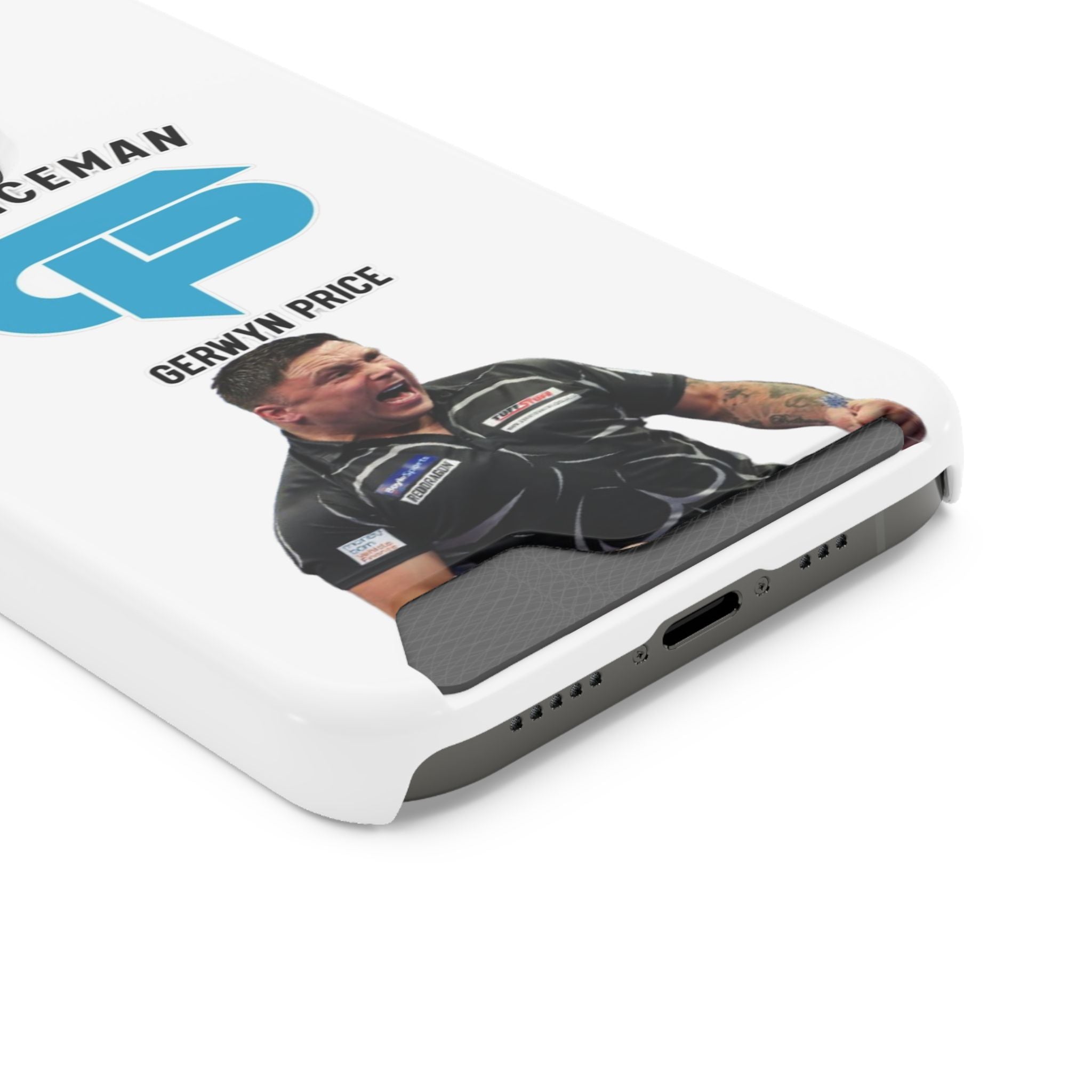 Gerwyn Price The Iceman Phone Case with Card Holder
