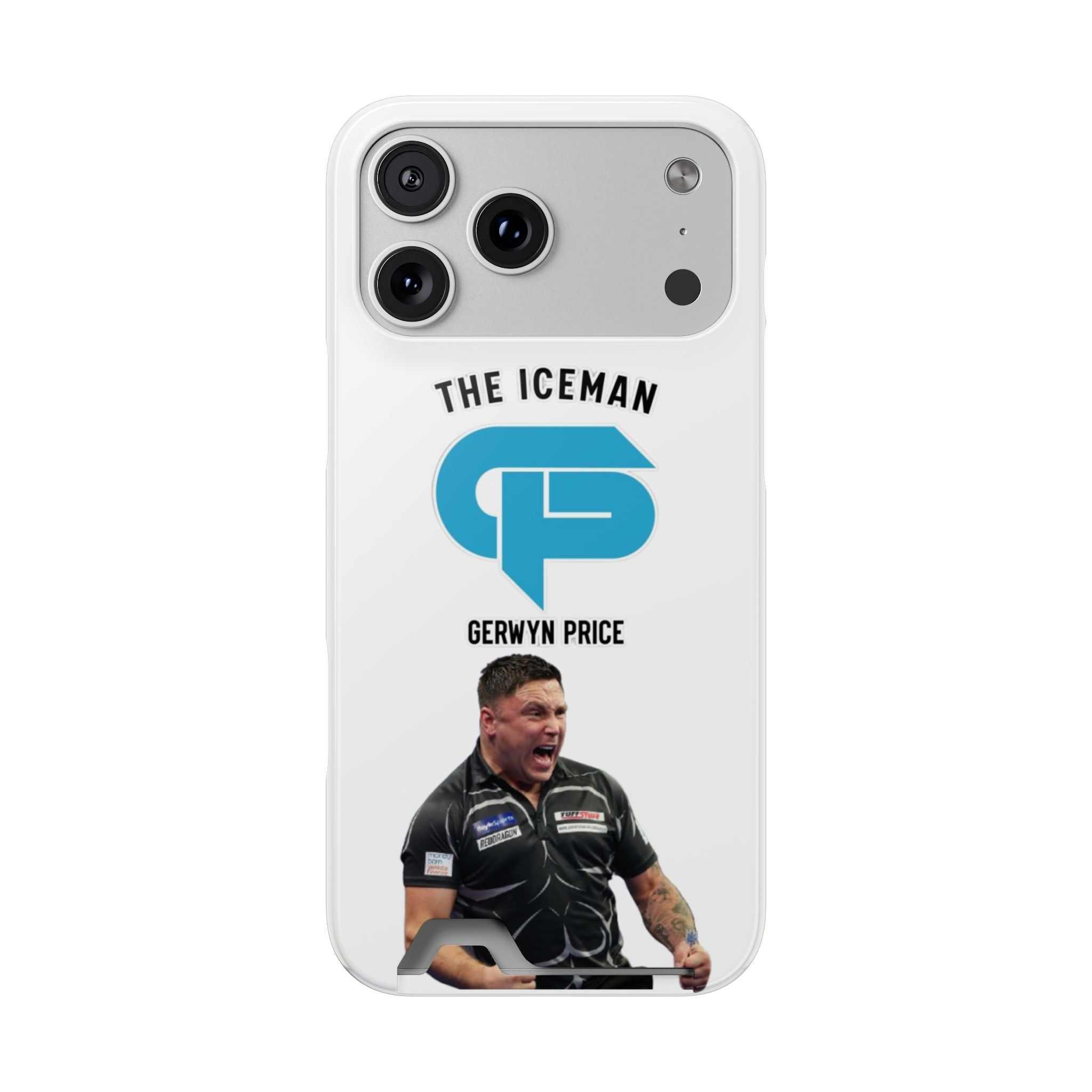 Gerwyn Price The Iceman Phone Case with Card Holder