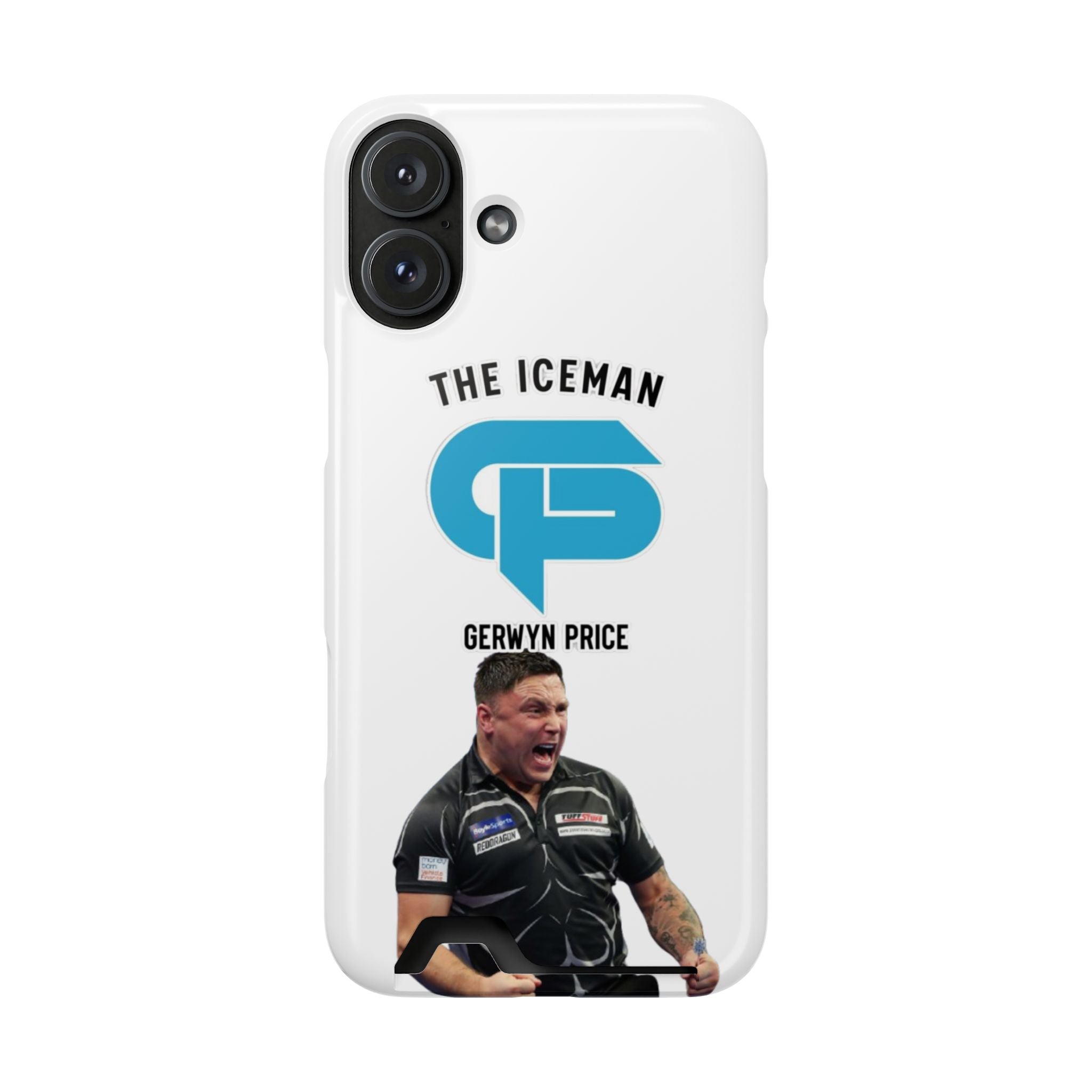 Gerwyn Price The Iceman Phone Case with Card Holder