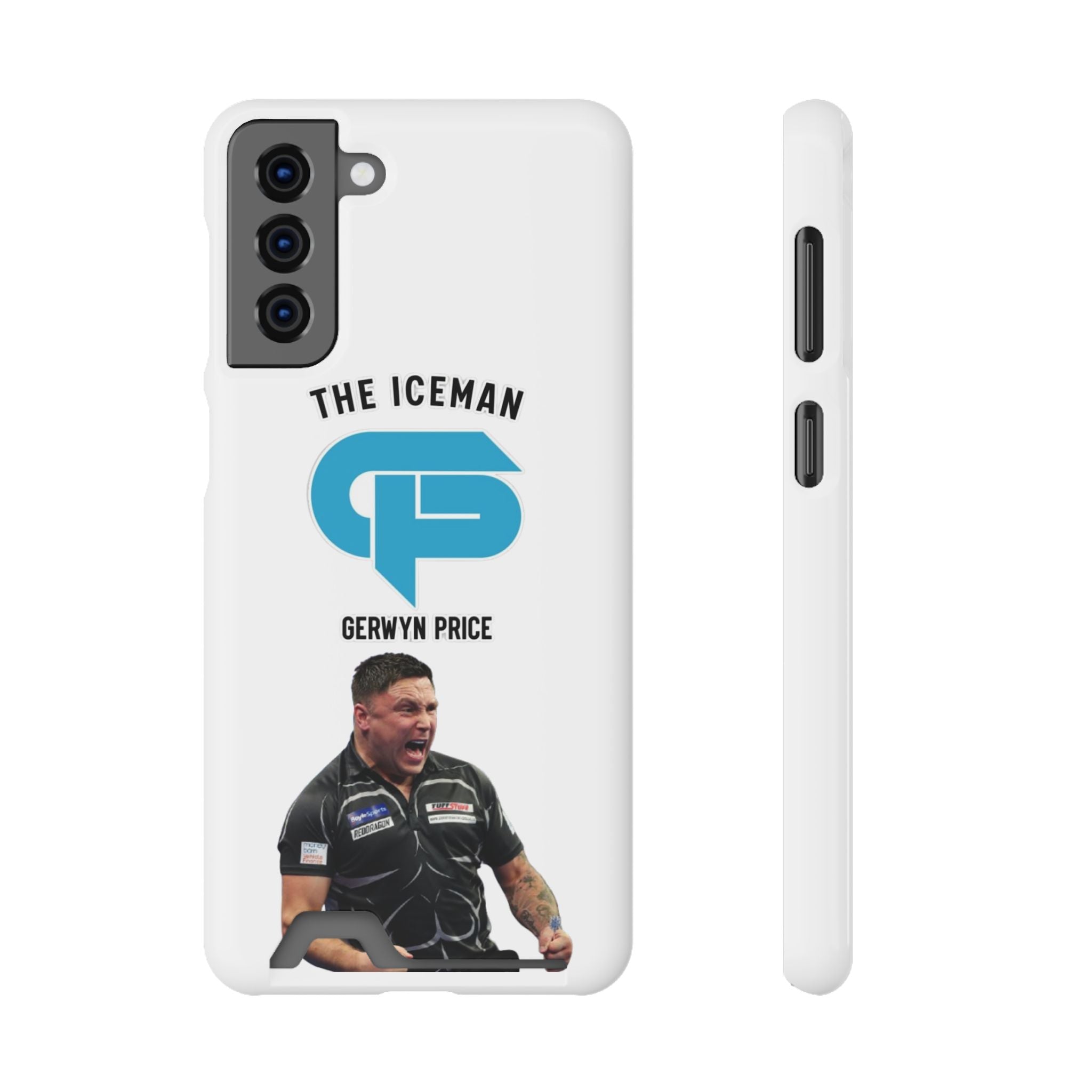 Gerwyn Price The Iceman Phone Case with Card Holder
