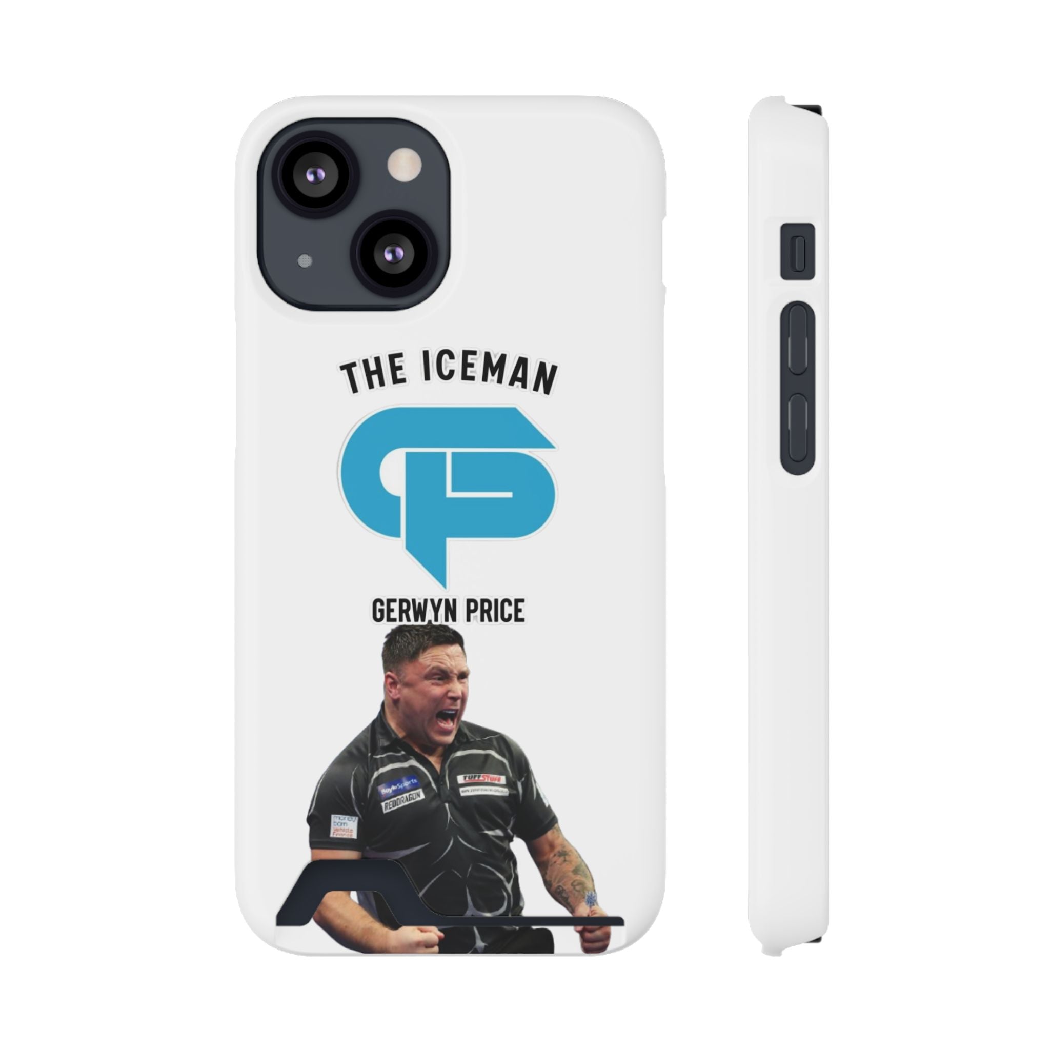 Gerwyn Price The Iceman Phone Case with Card Holder