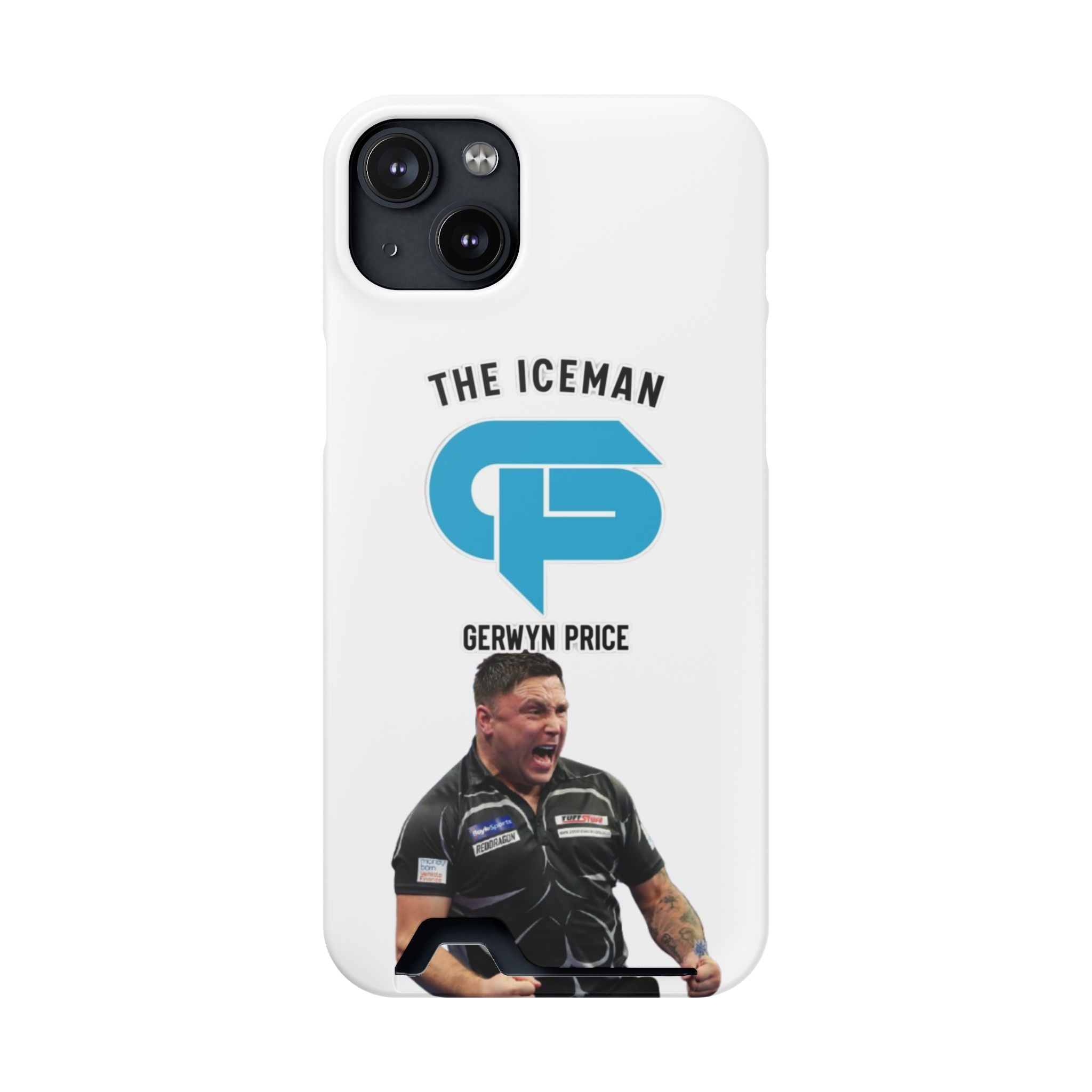 Gerwyn Price The Iceman Phone Case with Card Holder
