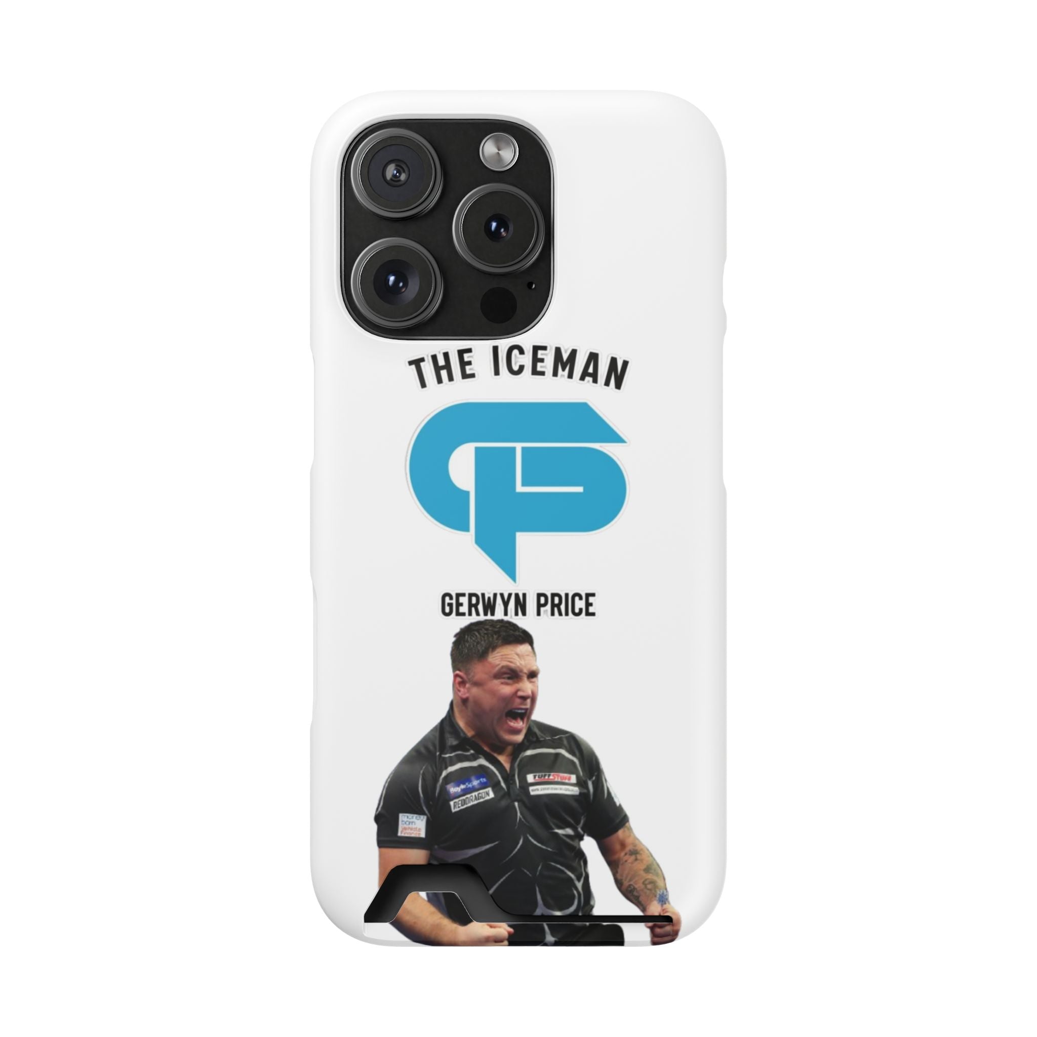 Gerwyn Price The Iceman Phone Case with Card Holder