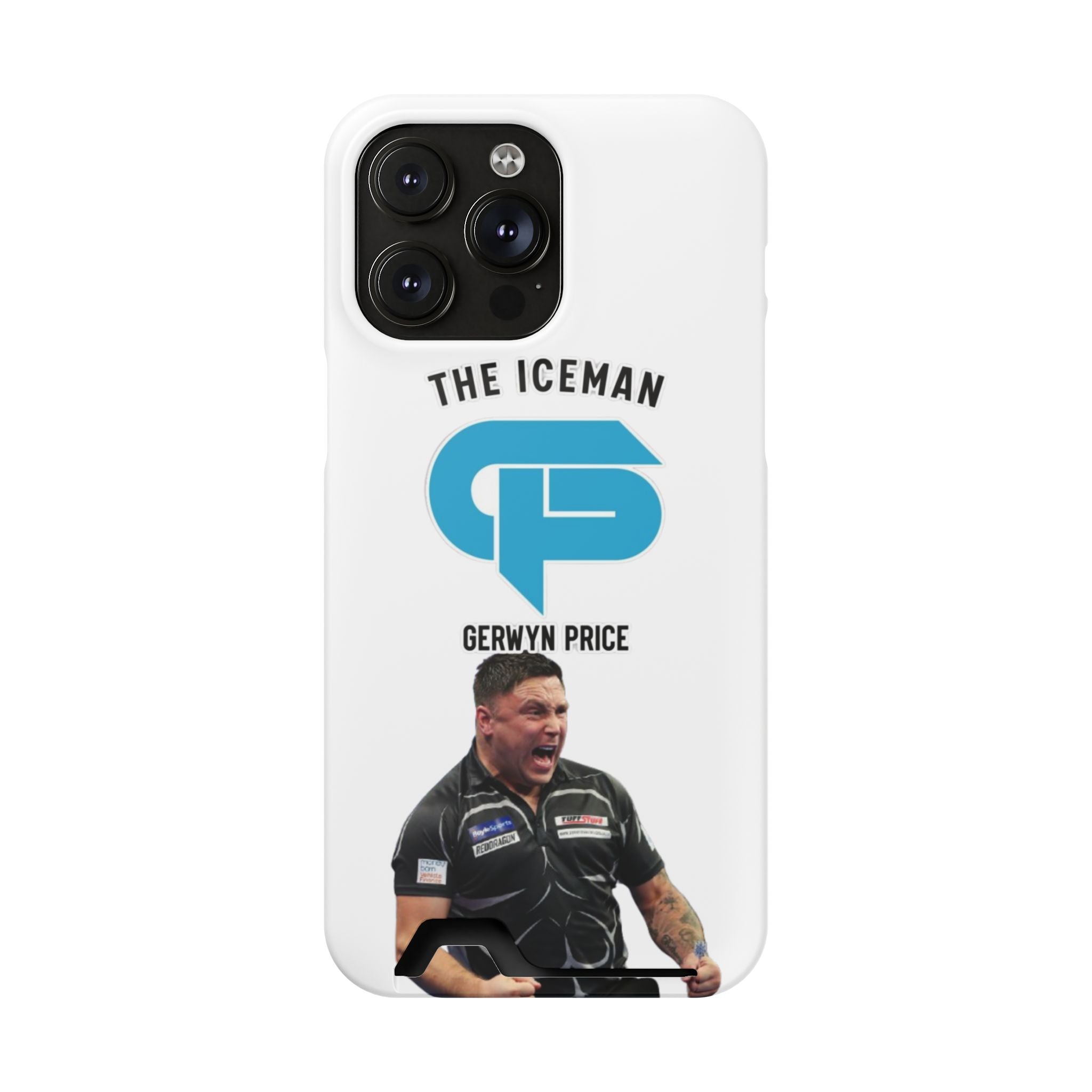 Gerwyn Price The Iceman Phone Case with Card Holder