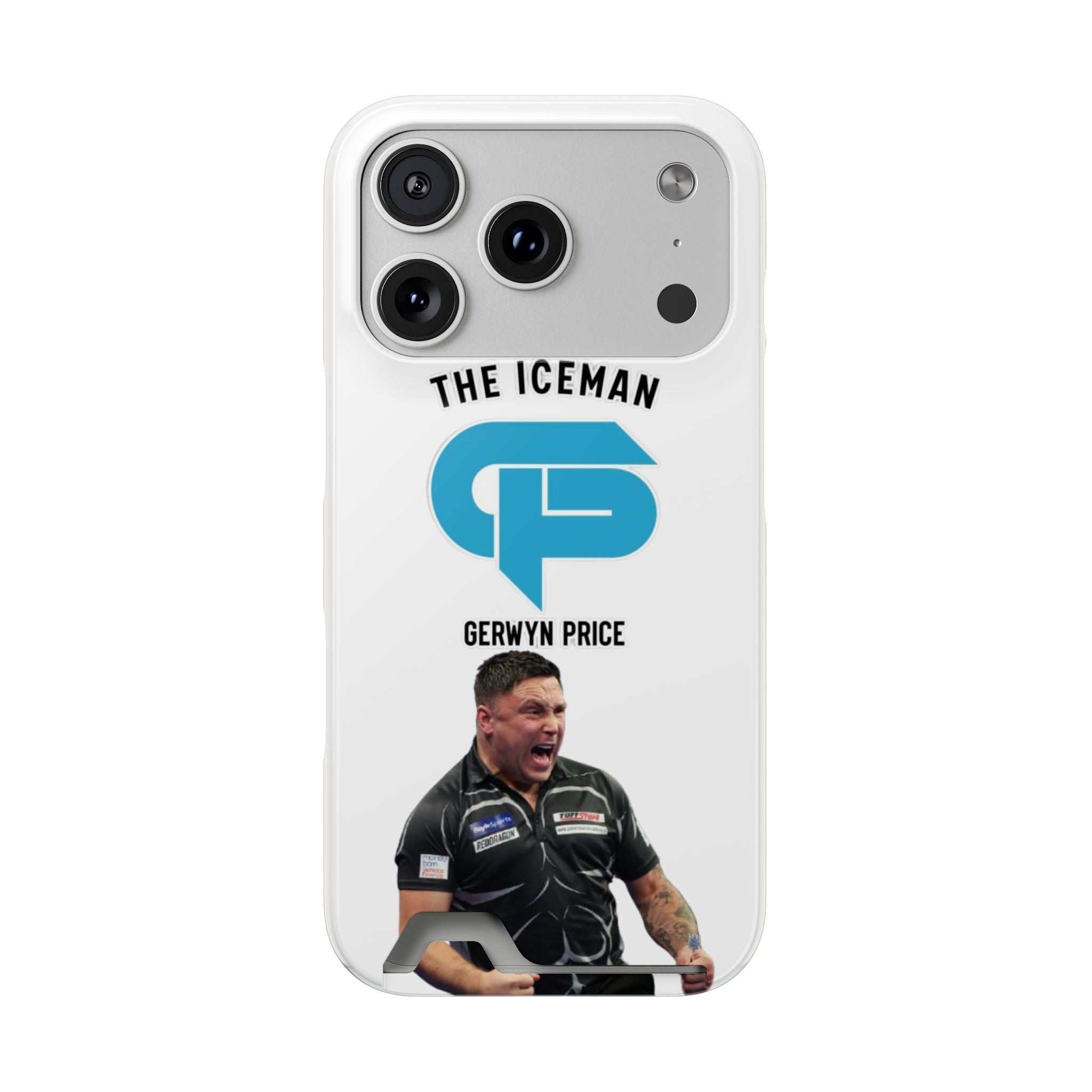Gerwyn Price The Iceman Phone Case with Card Holder